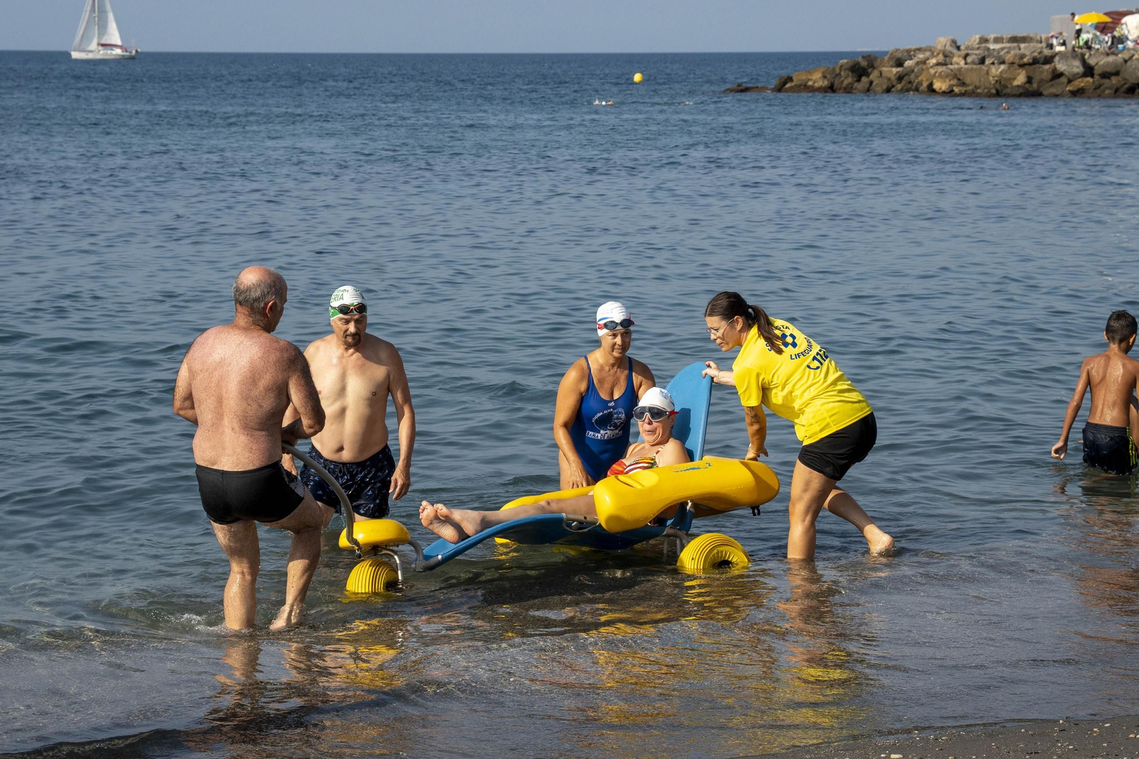 Travesía a nado Carlos Tejada de Almería