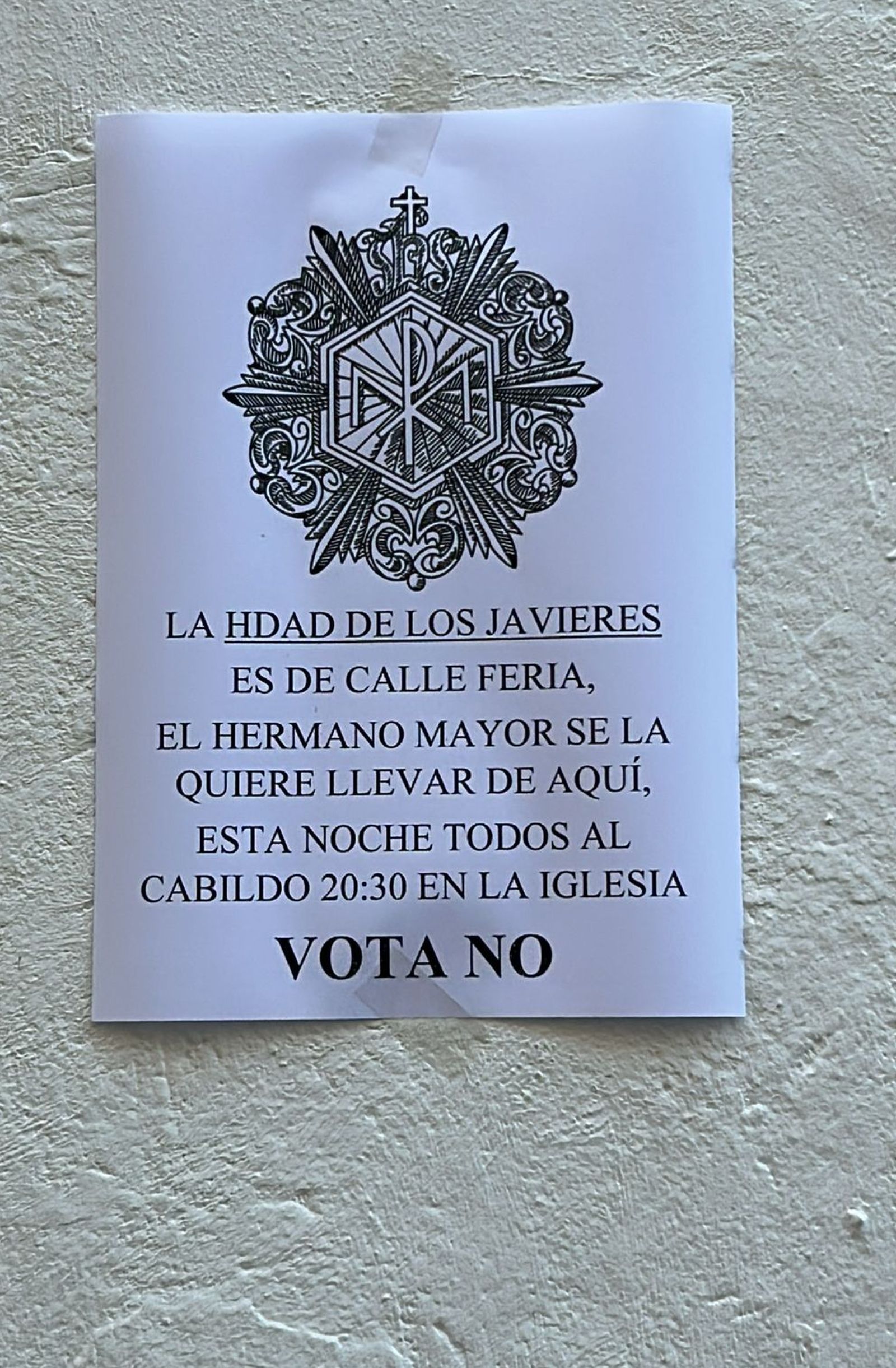 Panfletos contra el traslado a los Jesuitas.