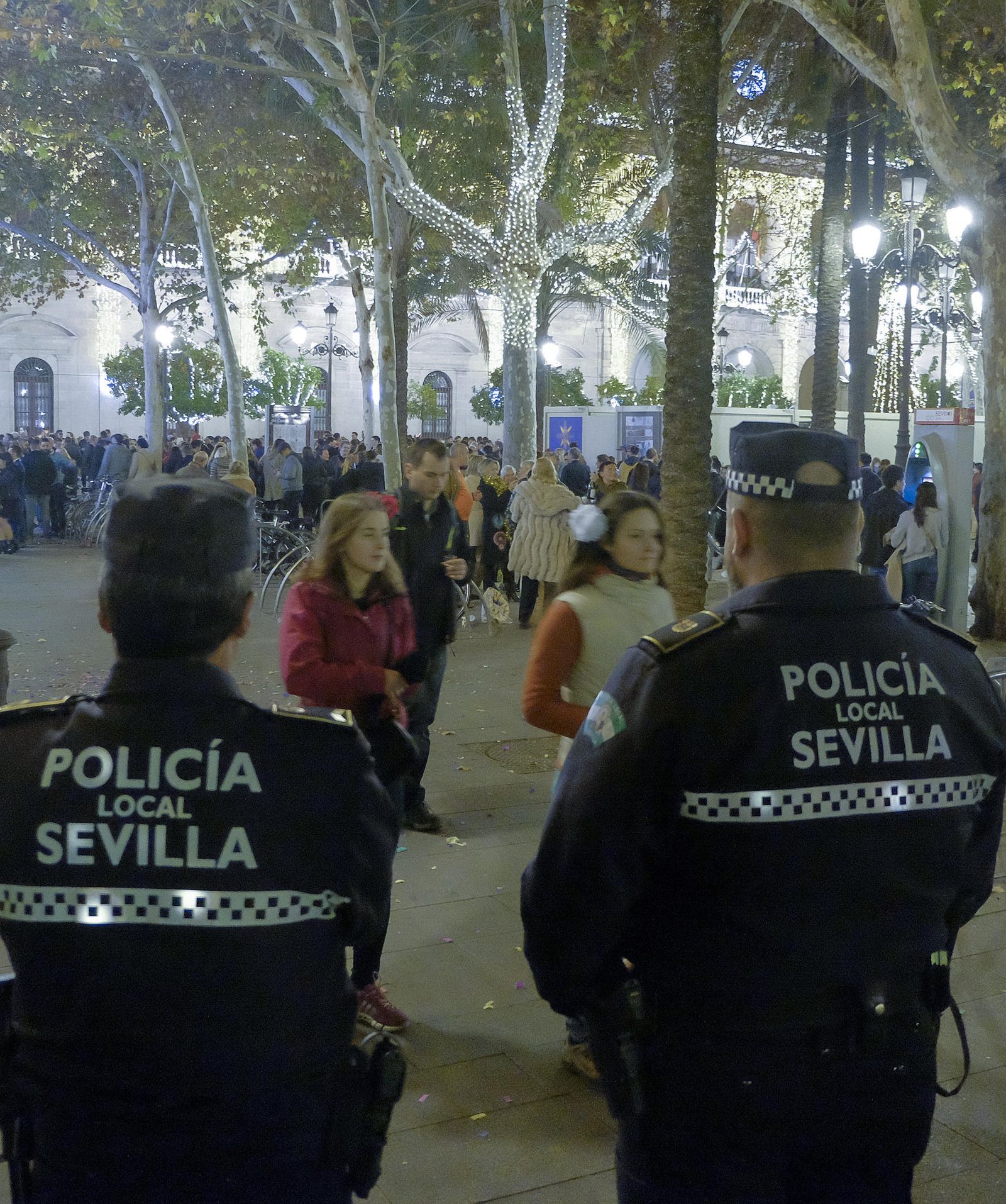 Las imágenes de la Nochevieja en Sevilla