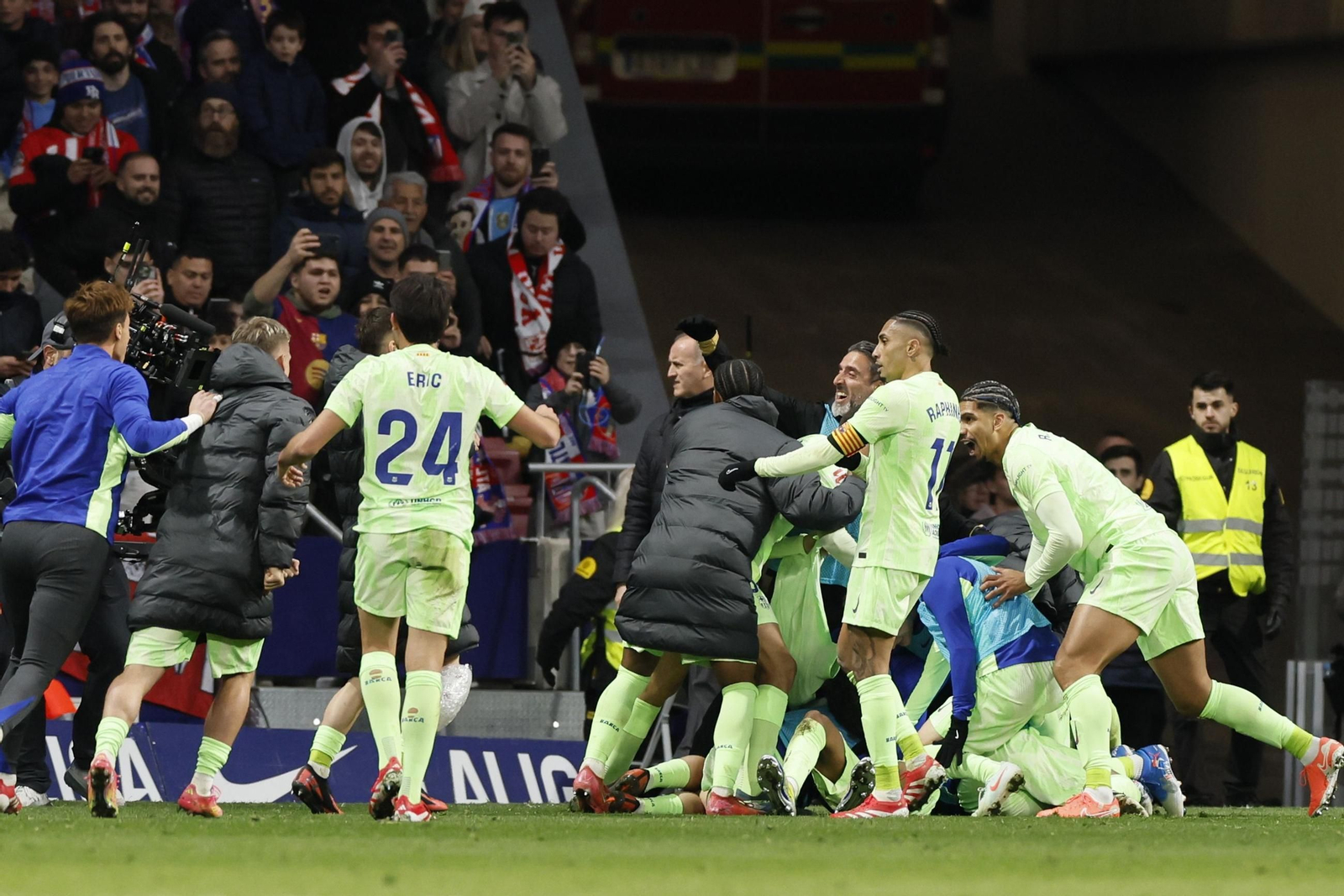 Las fotos de la remontada en el Atlético - Barcelona