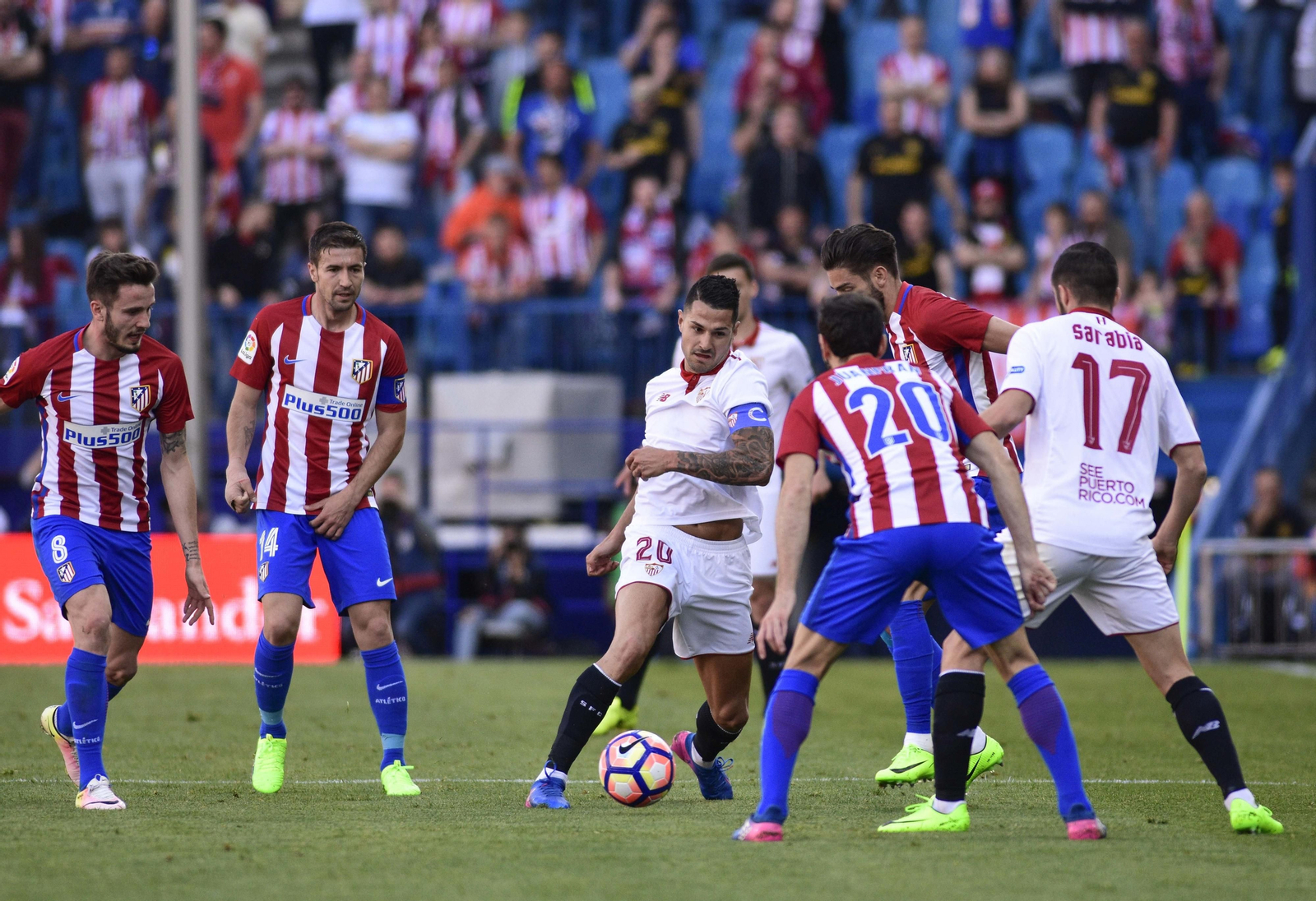 El Atlético de Madrid-Sevilla FC, en imágenes