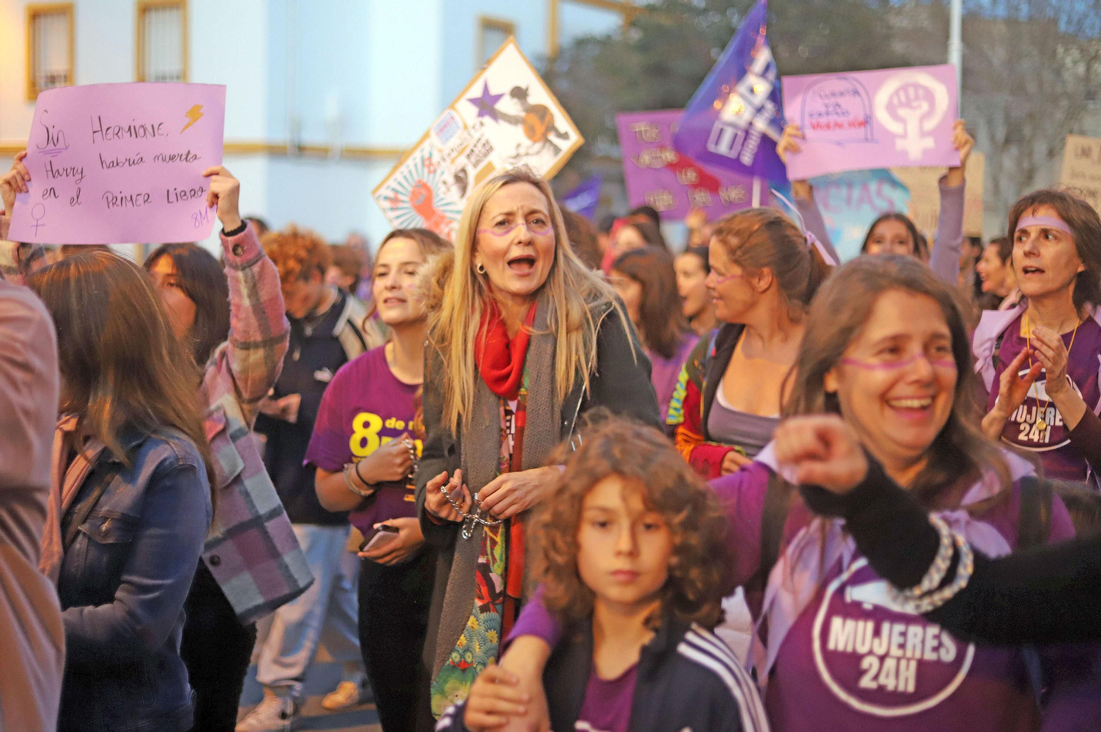 Imágenes de la manifestación del 8 de marzo, Día Internacional de la Mujer