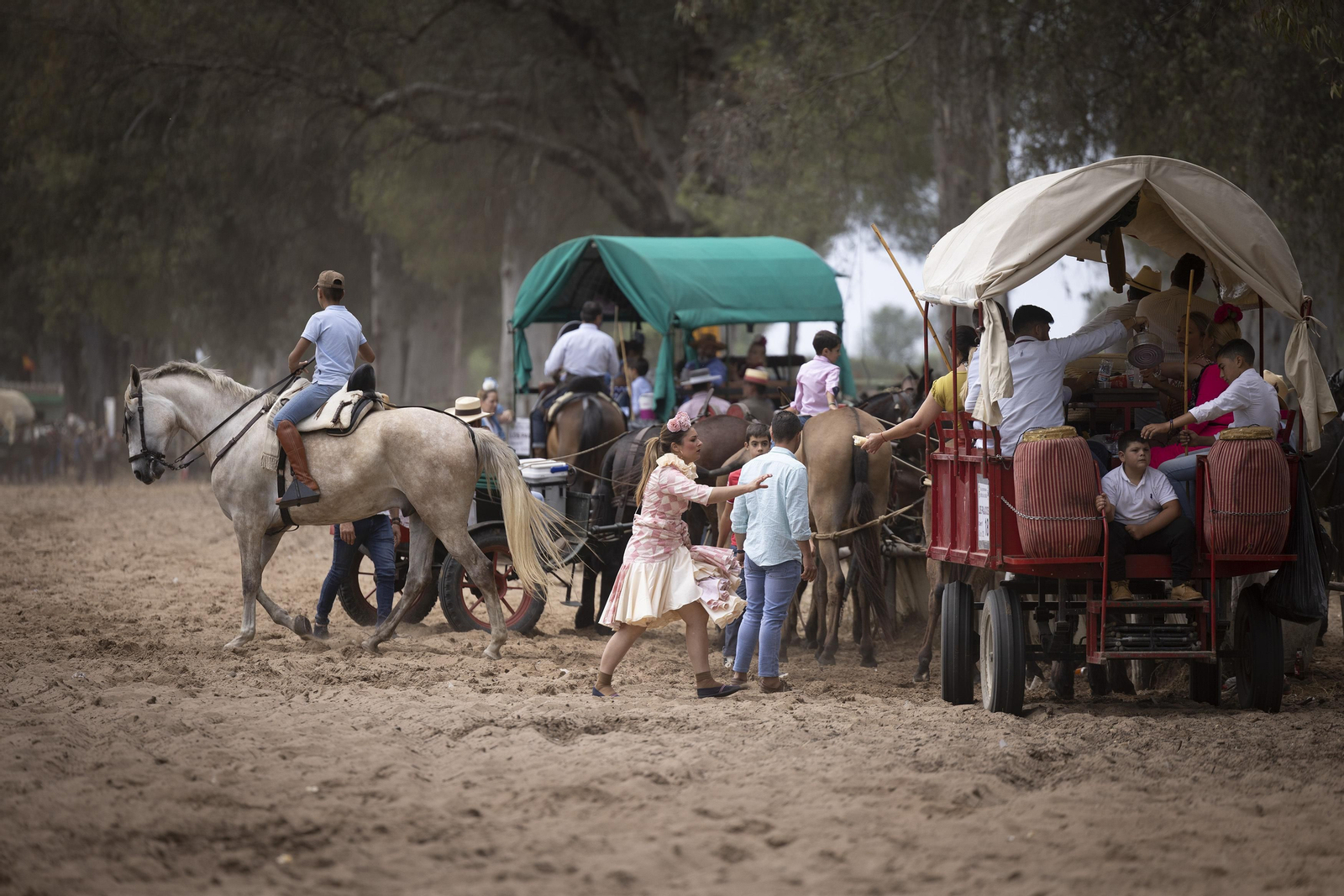 Las hermandades del Rocío en la Raya Real, todas las fotos