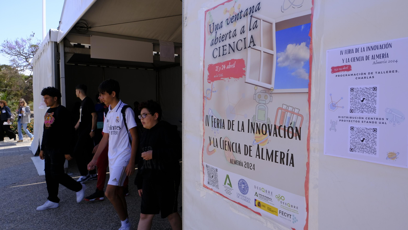 Imágenes de la Feria de la Innovación y la Ciencia en la Universidad de Almería-UAL