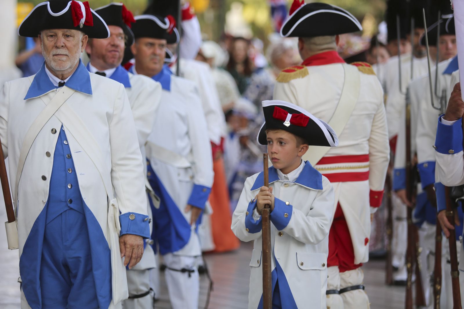 Las fotos del desfile en Málaga en recuerdo a Bernardo de Gálvez