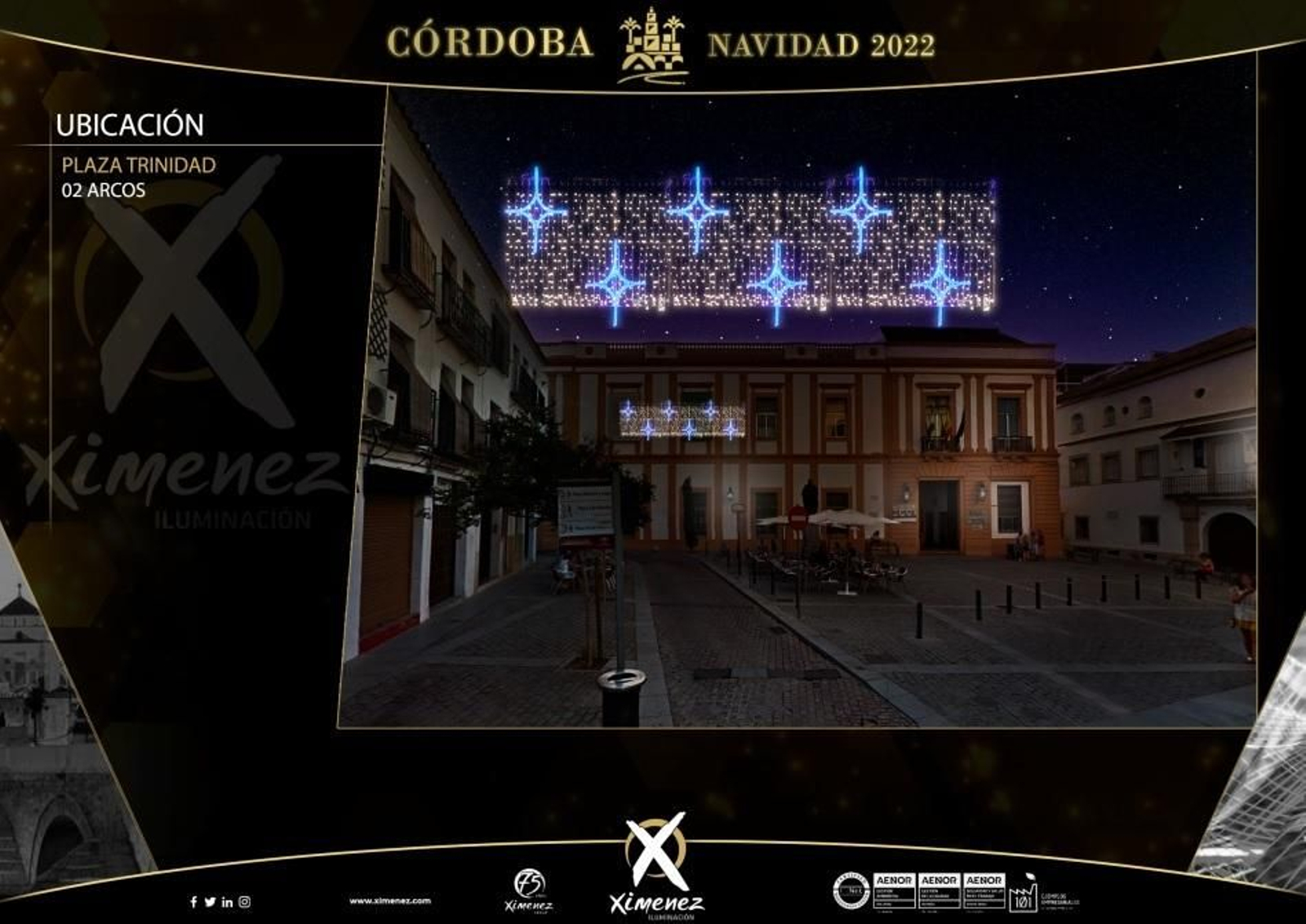 Así es el alumbrado navideño que iluminará las calles de Córdoba este 2022, en imágenes