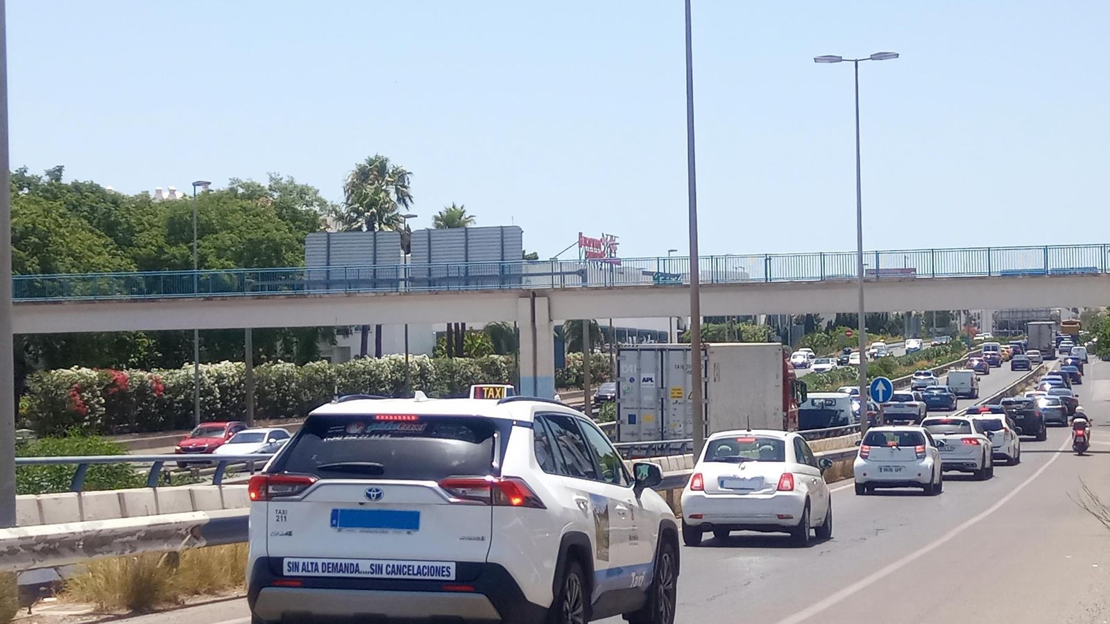 Las caravanas son frecuentes durante todo el año.