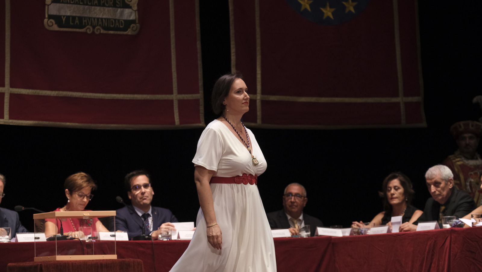 Imágenes de la investidura como Alcaldesa de Almería, de María del Mar Vázquez Agüero