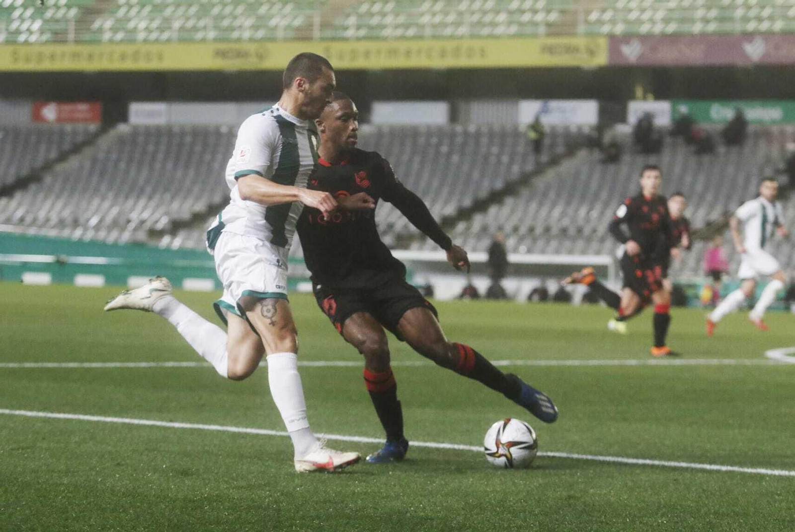 Las fotografías de la derrota del Córdoba CF ante la Real Sociedad en Copa del Rey