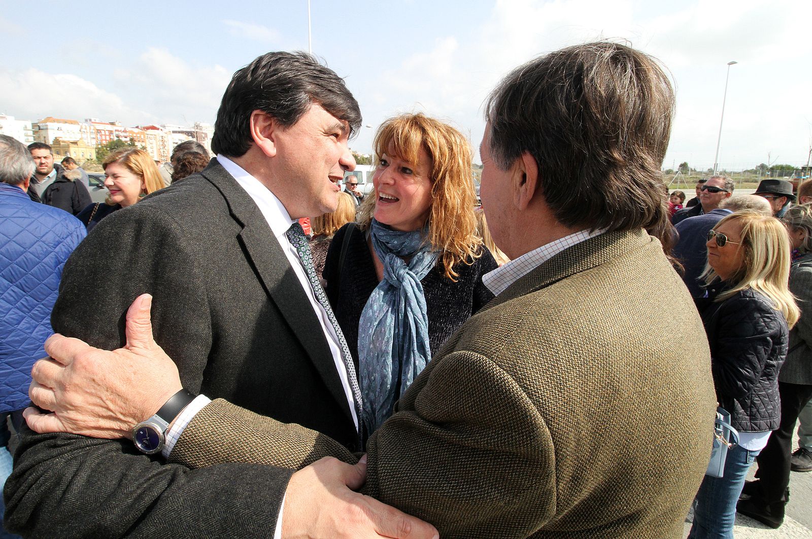 Inauguración de la Calle Doctor Cristóbal Gangoso, en imágenes