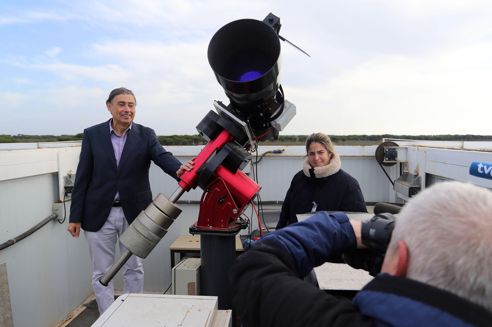 La red mundial de telescopios espaciales con sede en Huelva, en imágenes