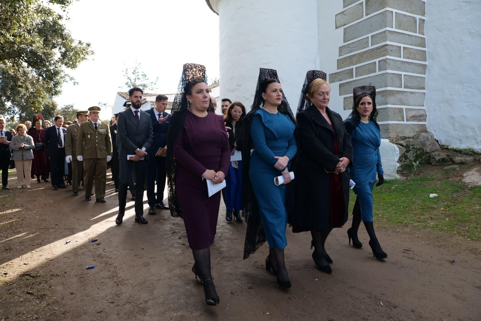 Procesión de la Virgen de Luna tras su coronación canónica