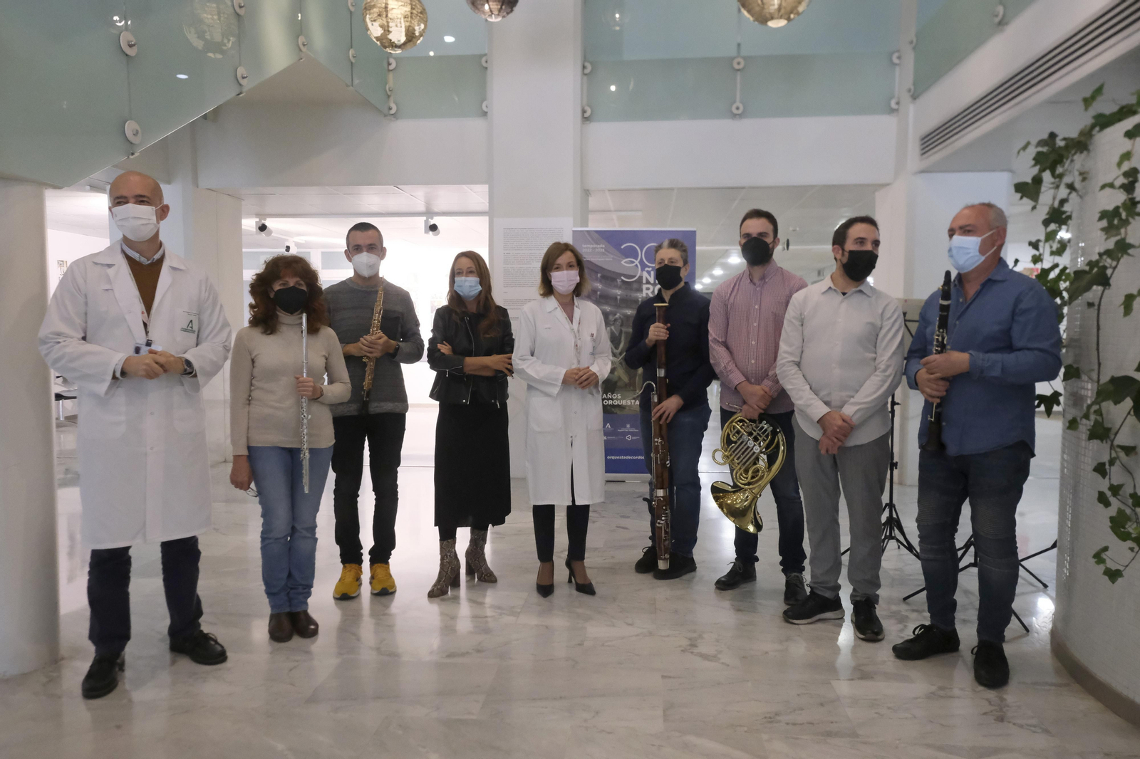 Así son los conciertos de la Orquesta de Córdoba en el Hospital Reina Sofía