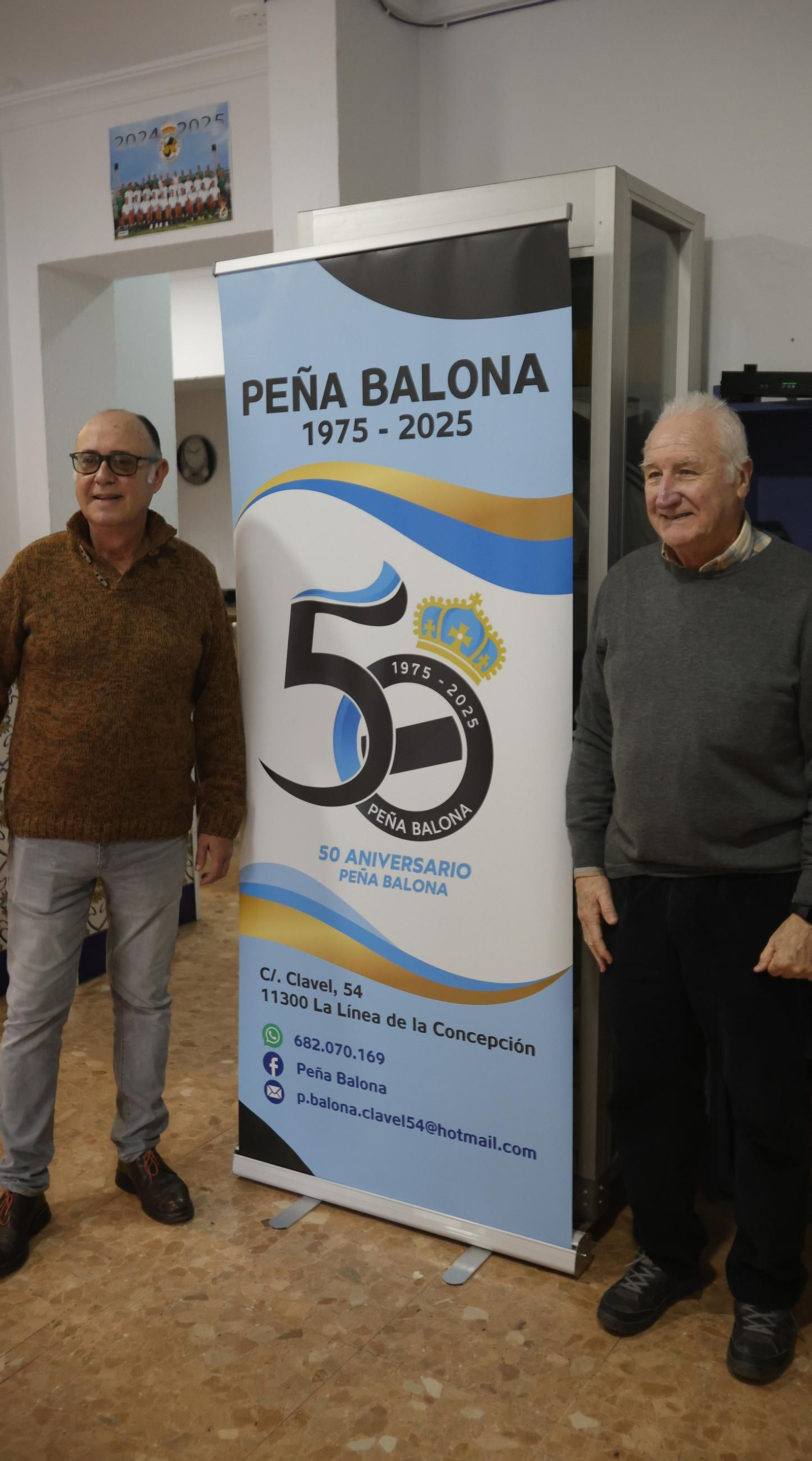 La Peña Balona comparte con sus socios la distinción municipal por su medio siglo de historia