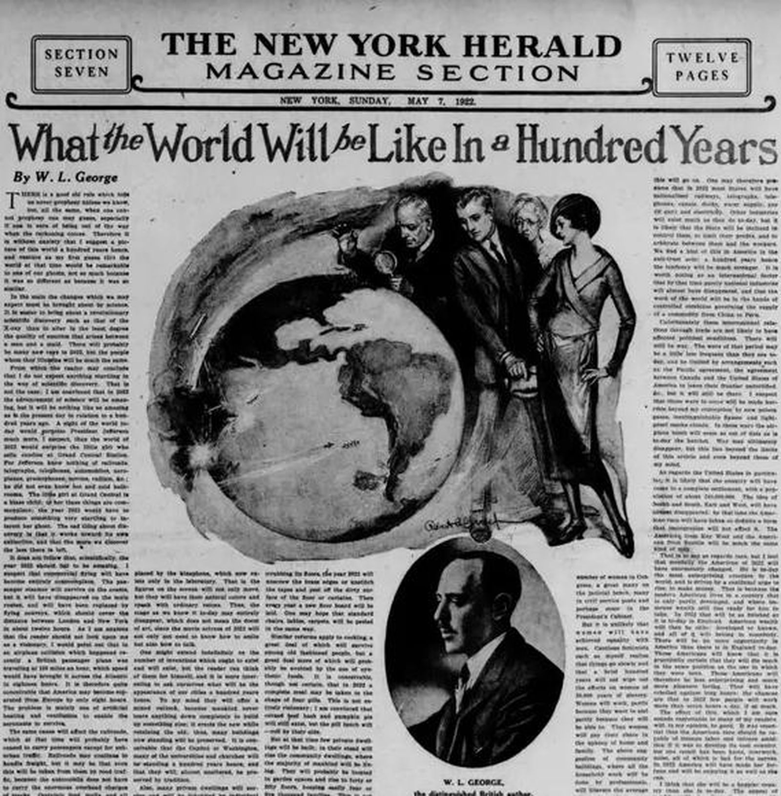 Artículo en The New York Herald sobre el futuro