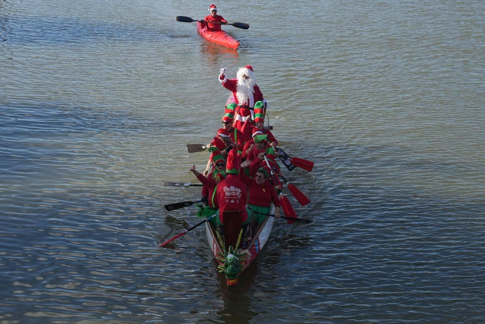 Cabalgata Náutica de Papá Noel en Chiclana 2025