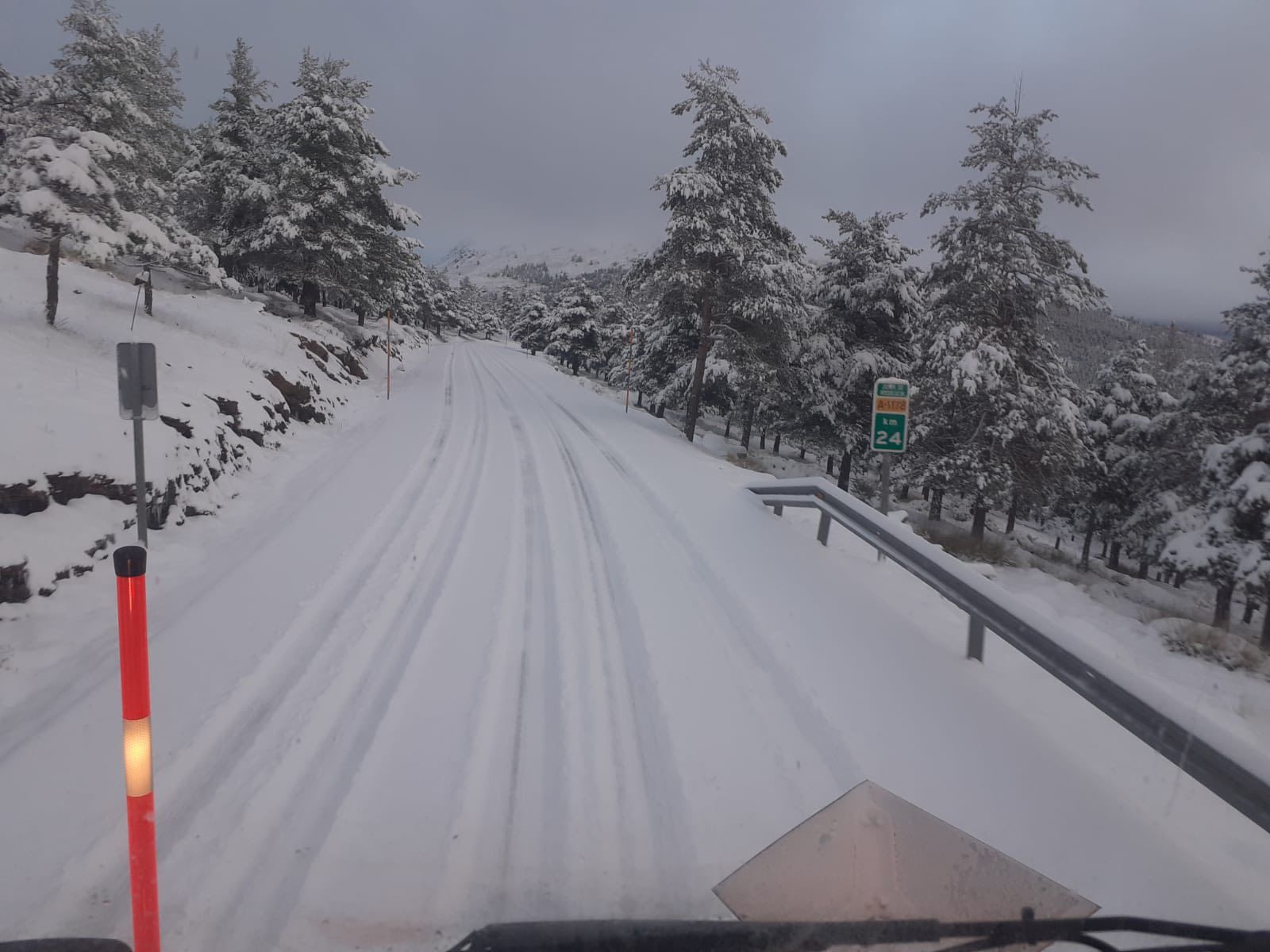 Estado actual de la A-1178.