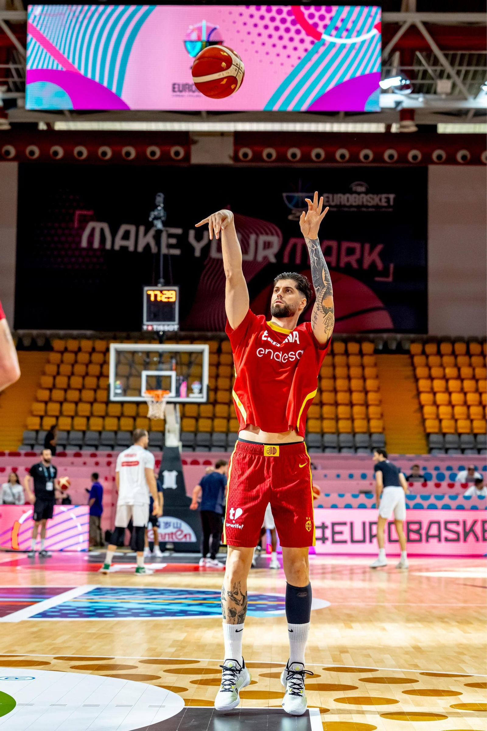 Las fotos del Georgia - España de baloncesto