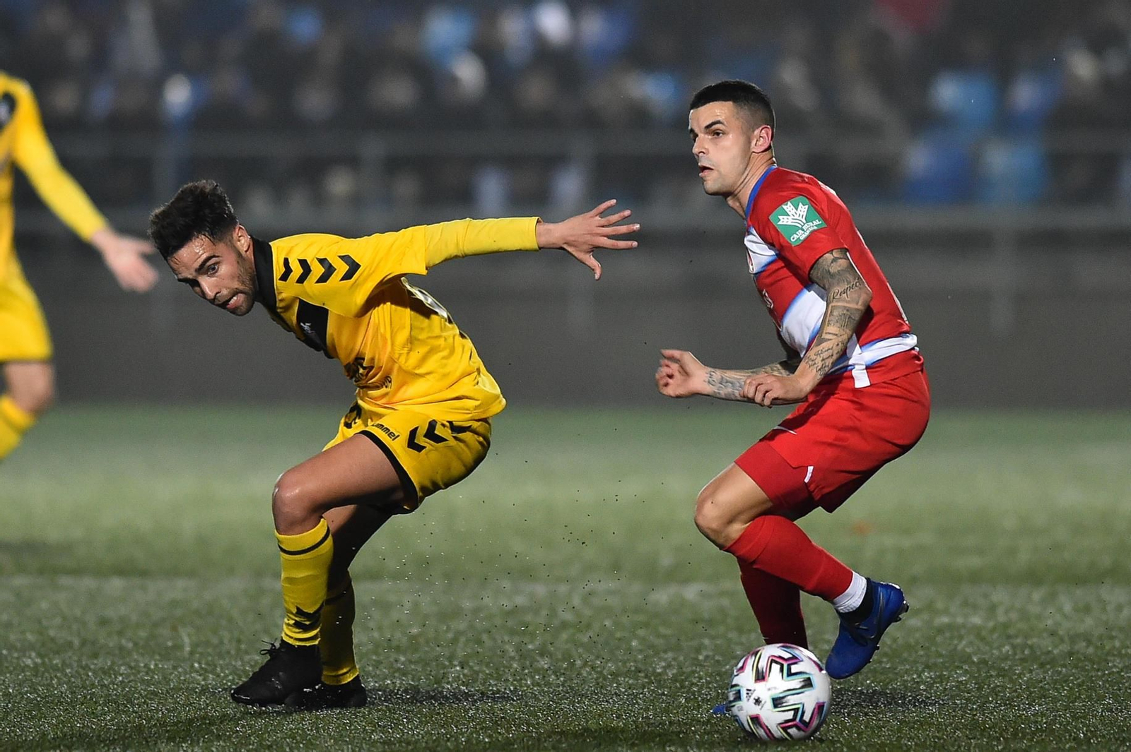 Álex Martínez, en el partido de Copa del Rey disputado ante el Badalona. Álex Martínez, en el partido de Copa del Rey disputado ante el Badalona.