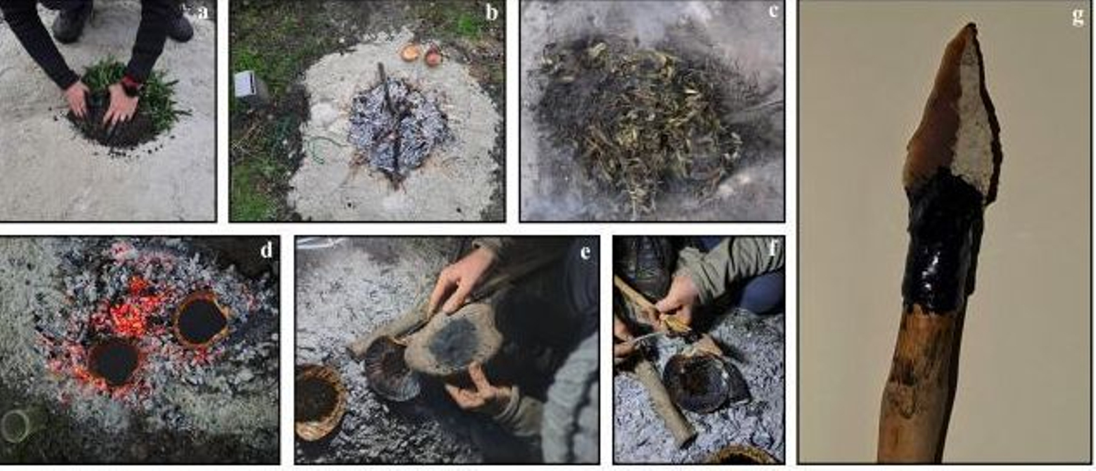 Proceso que se seguía para hacer la brea.