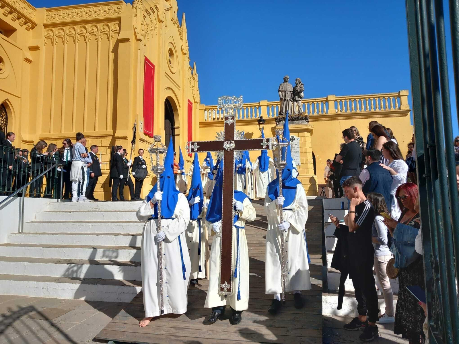 Las imágenes del Domingo de Ramos en Chiclana con La Borriquita y El Huerto