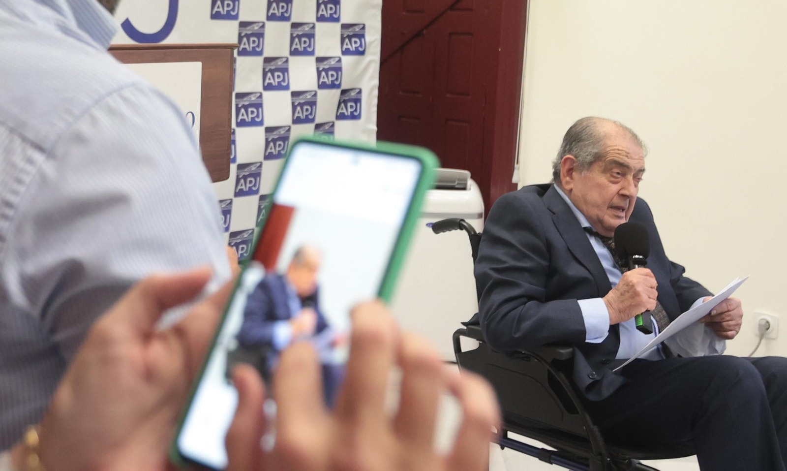 Imágenes del homenaje a Jerónimo Roldán de la Asociación de la Prensa de Jerez