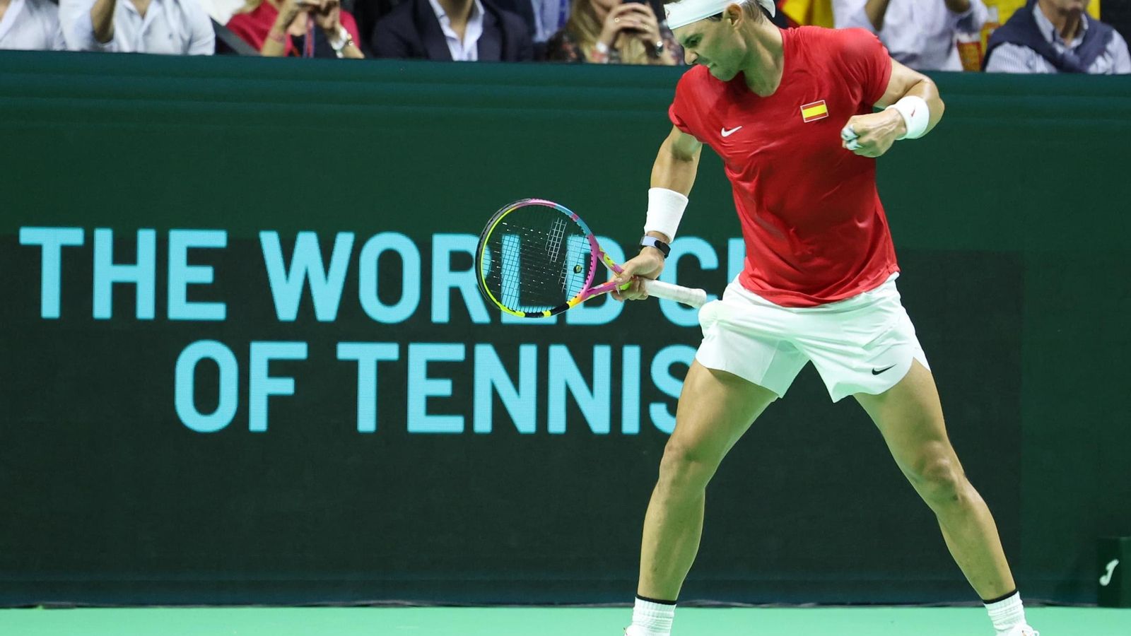 Las fotos del Rafa Nadal-Van de Zandschulp de la Copa Davis en Málaga