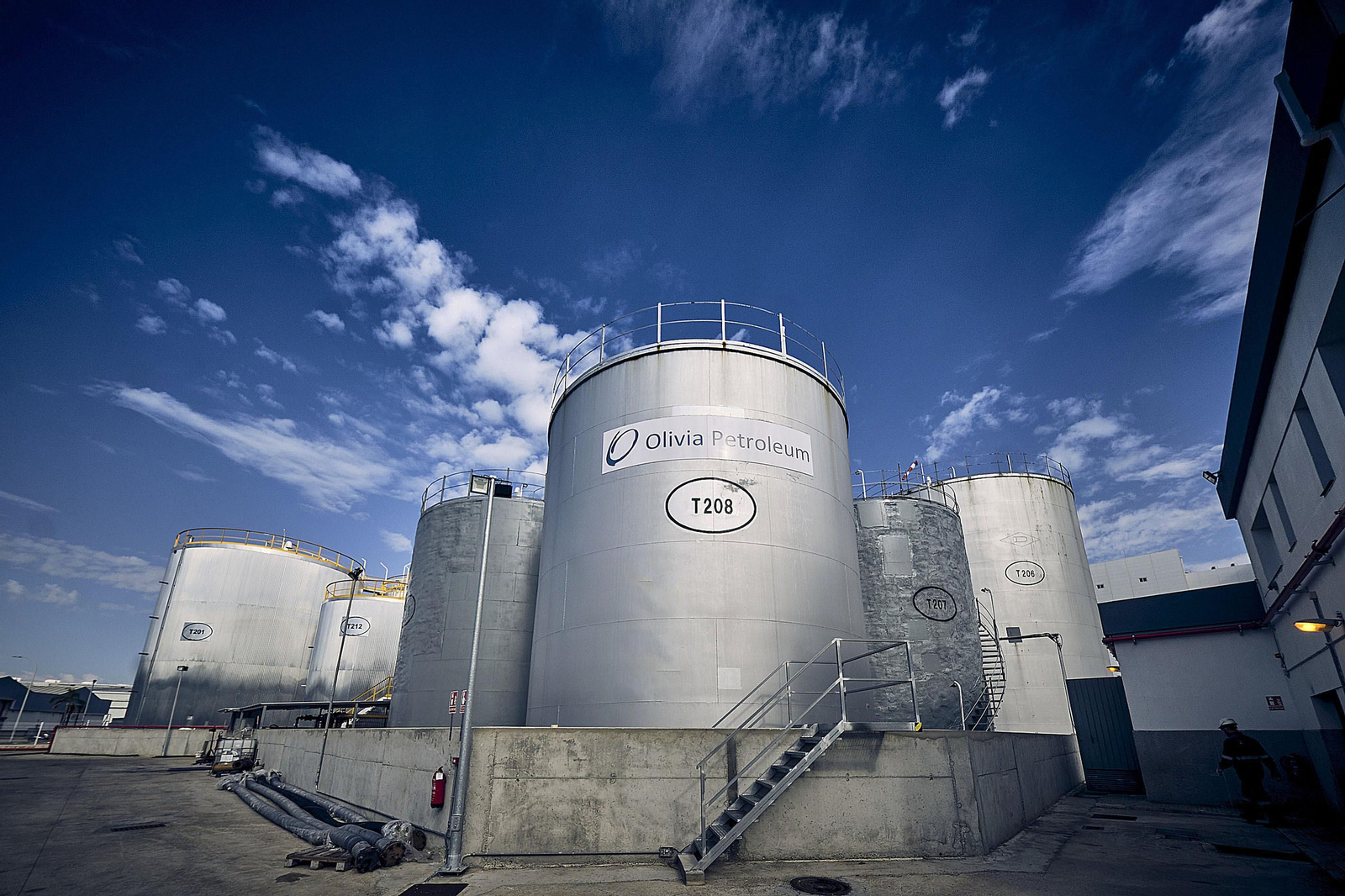 Instalaciones de Olivia Energy Group en la Bahía de Cádiz.