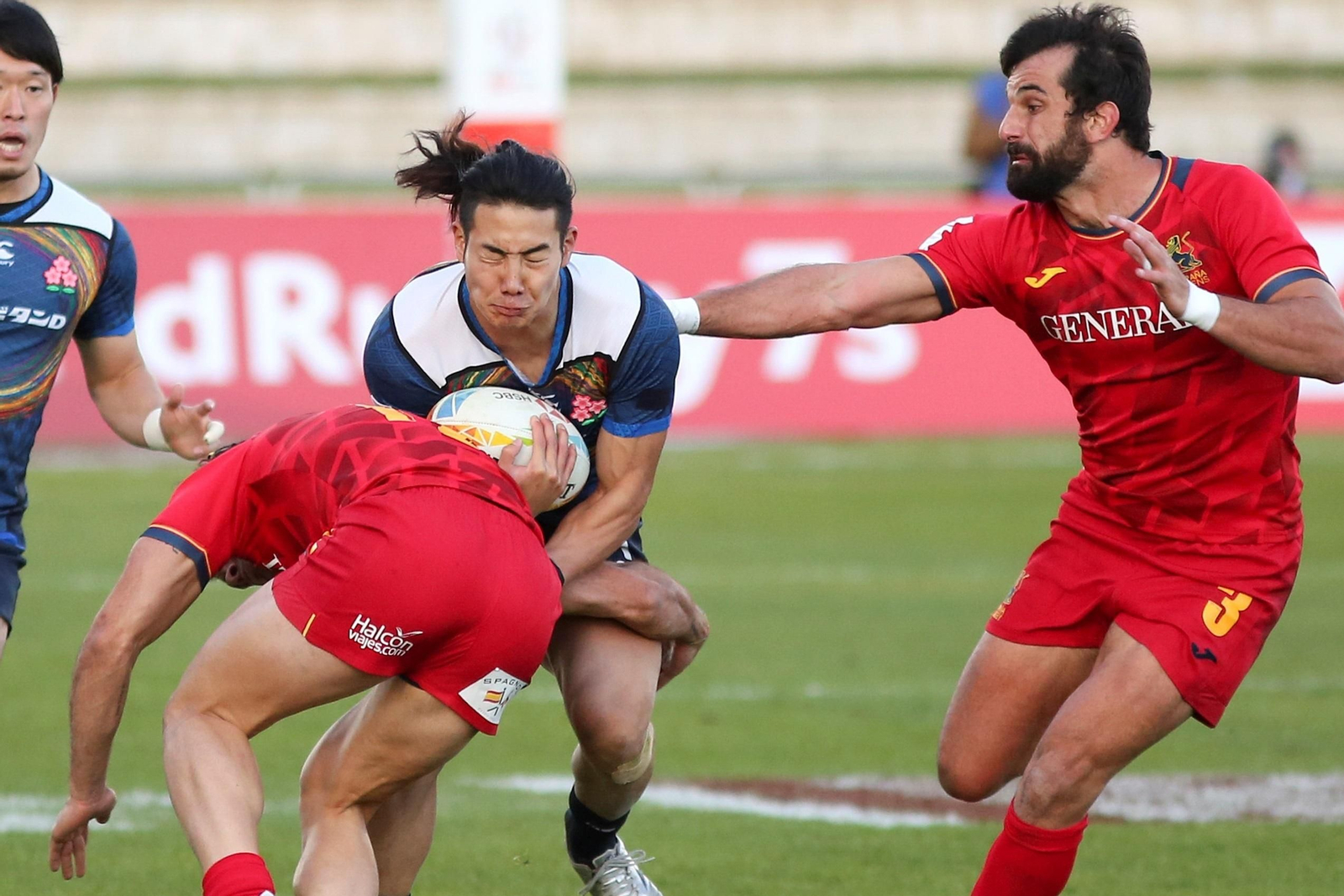 En fotos, la segunda jornada de las HSBC World Rugby Sevens Series en Málaga