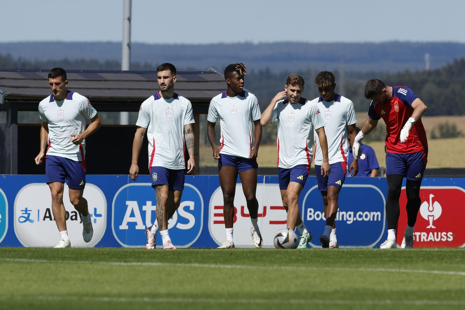 Las fotos de España antes de la semifinal contra Francia