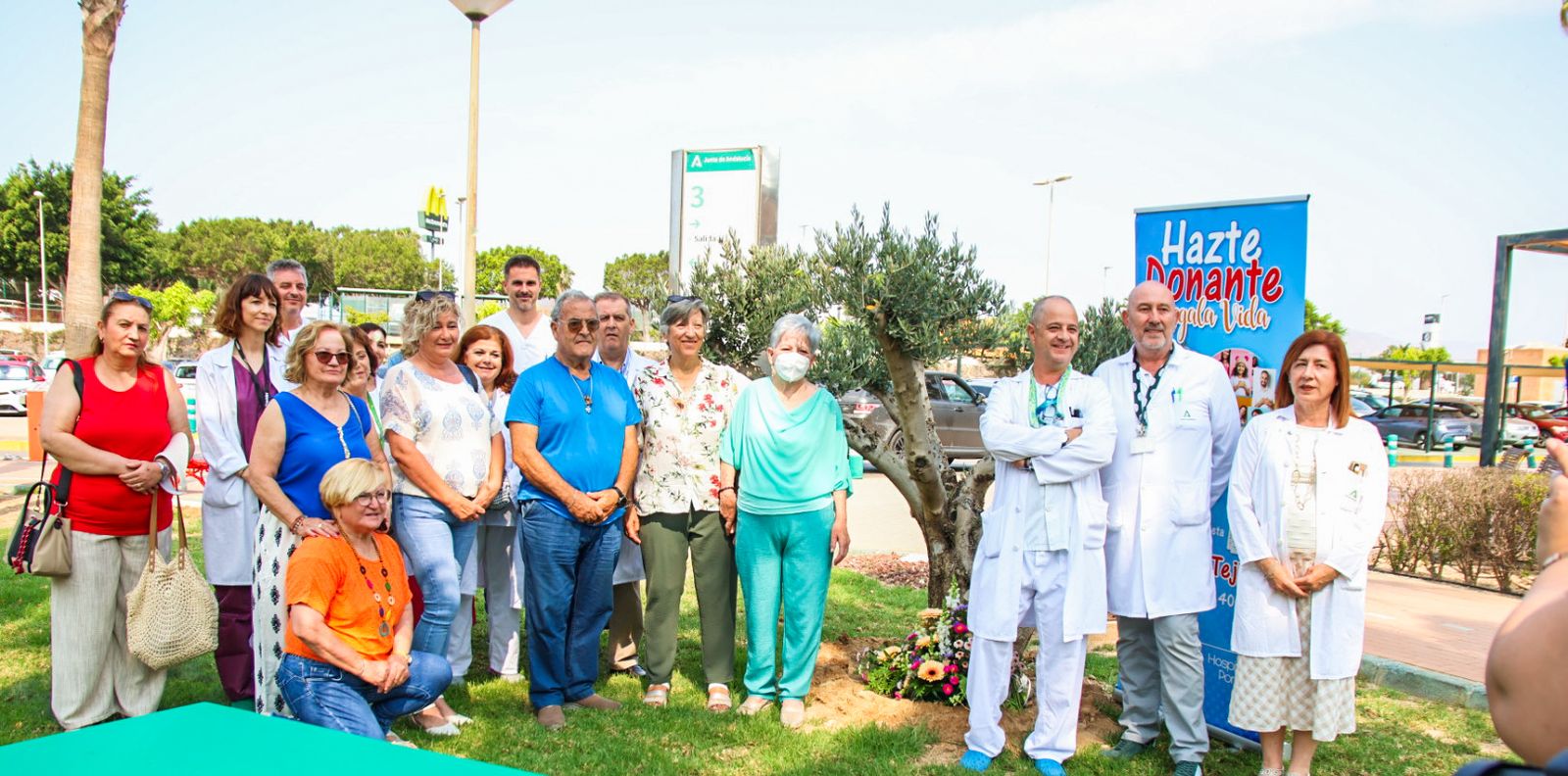 Acto homenaje a los donantes de órganos y tejidos en el Hospital de Poniente.
