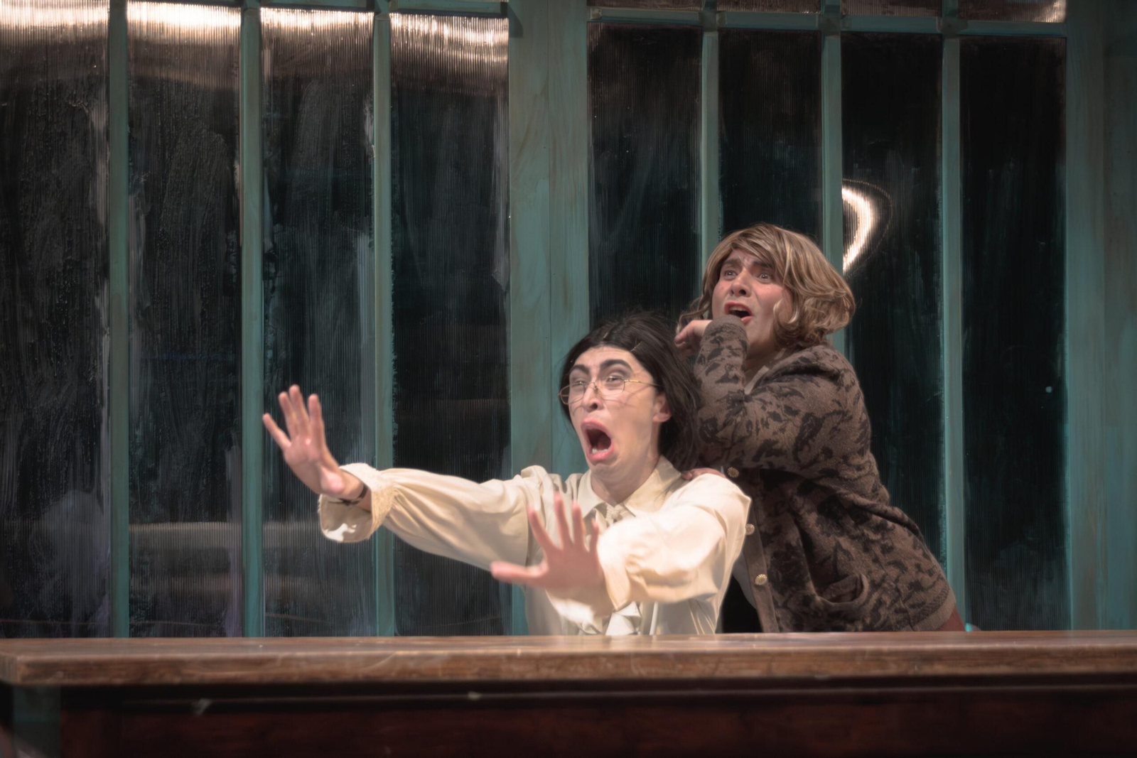 Una escena de la obra 'El purgatorio', que hoy se representa en el Teatro del Títere La Tía Norica.