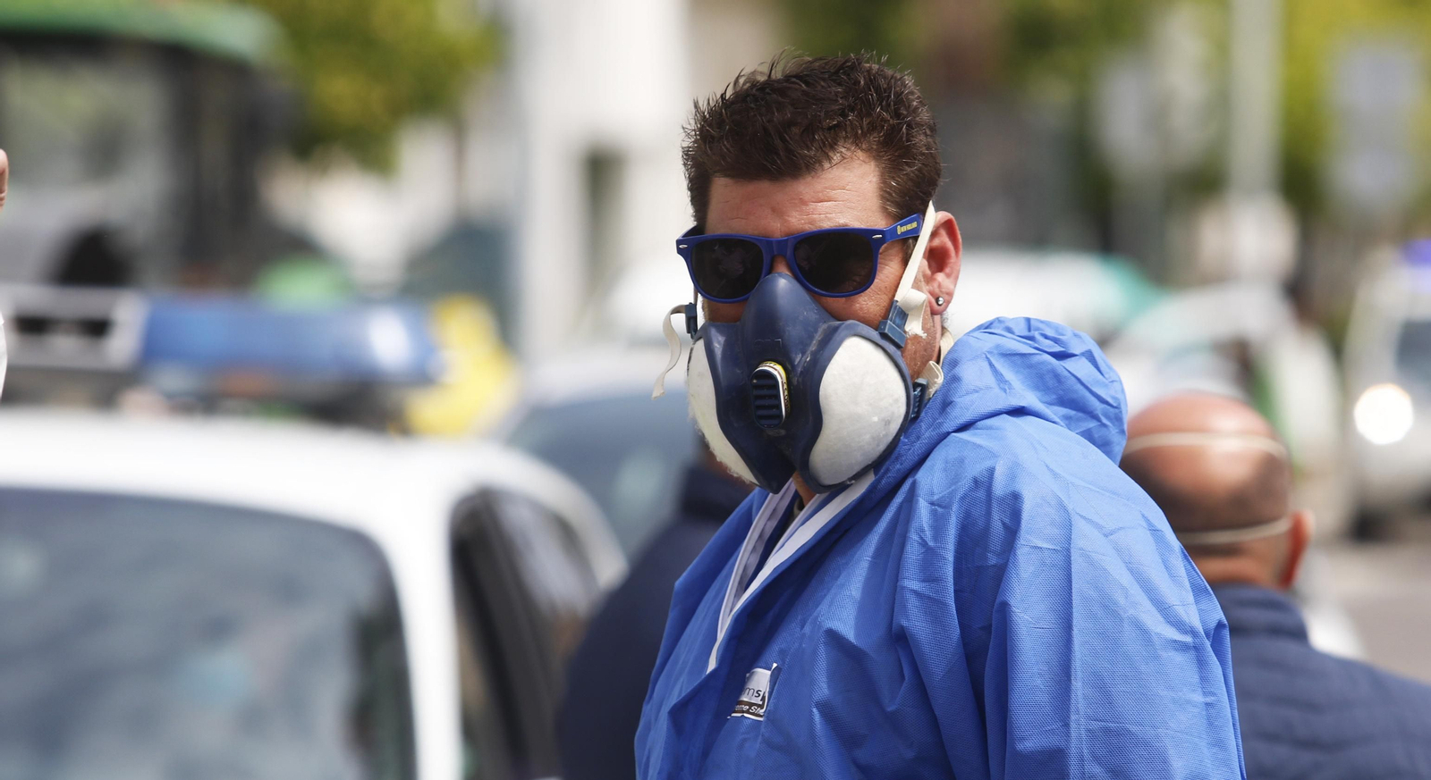 Las fotos del homenaje de los agricultores a los sanitarios de Córdoba