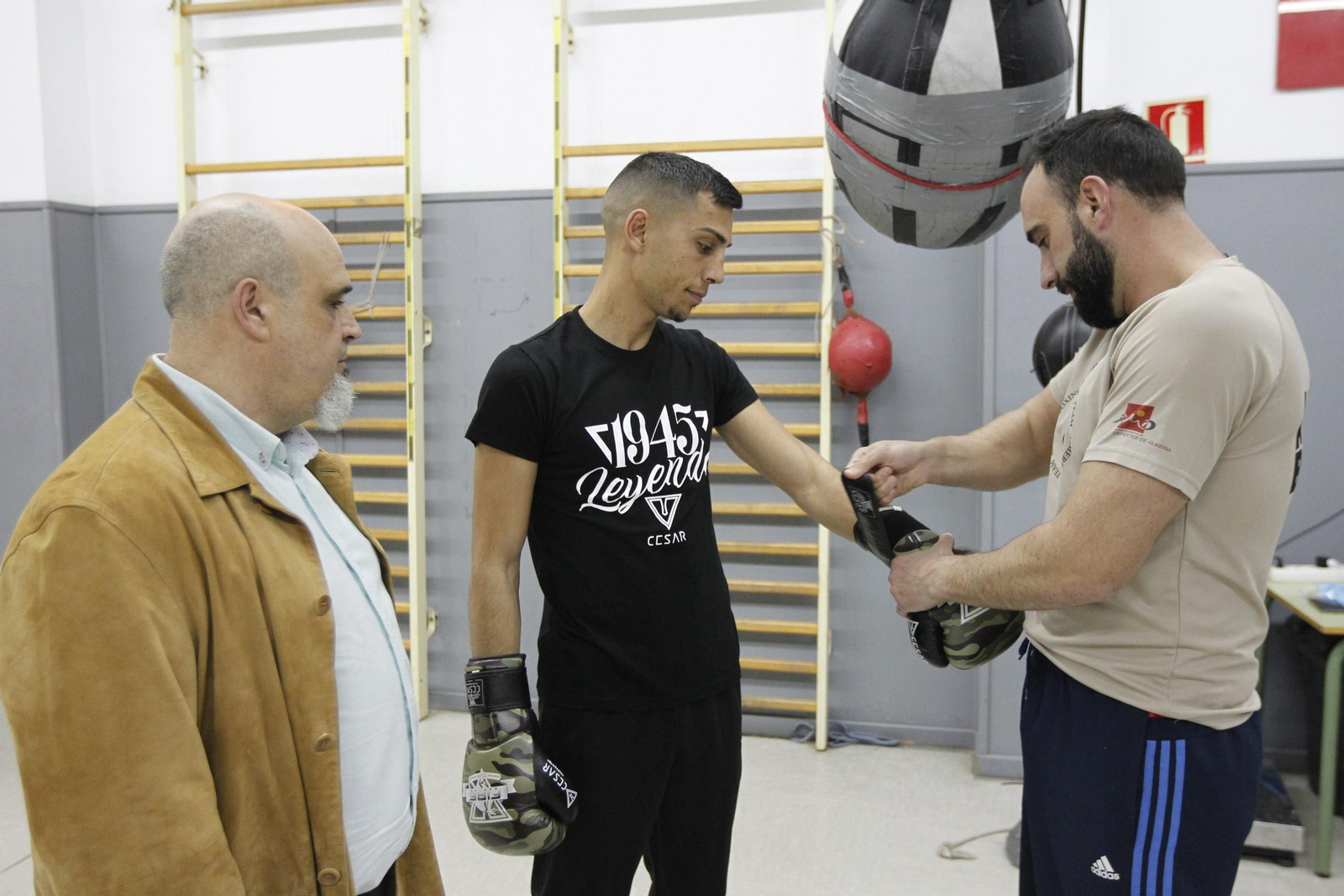 Fotogalería de un entrenamiento de Salvador Barón, el 'Rey Gitano'