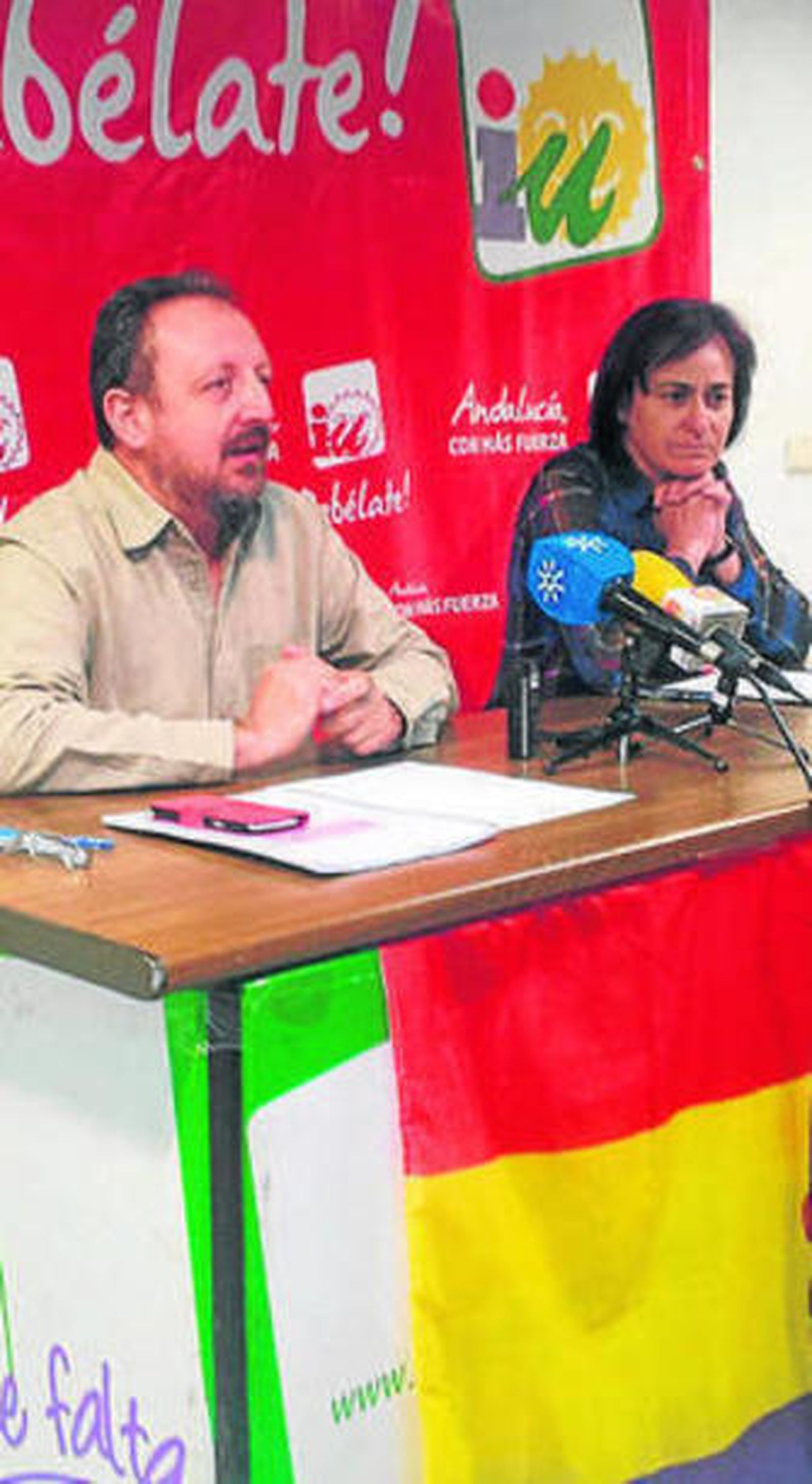 Presentación del programa, ayer.