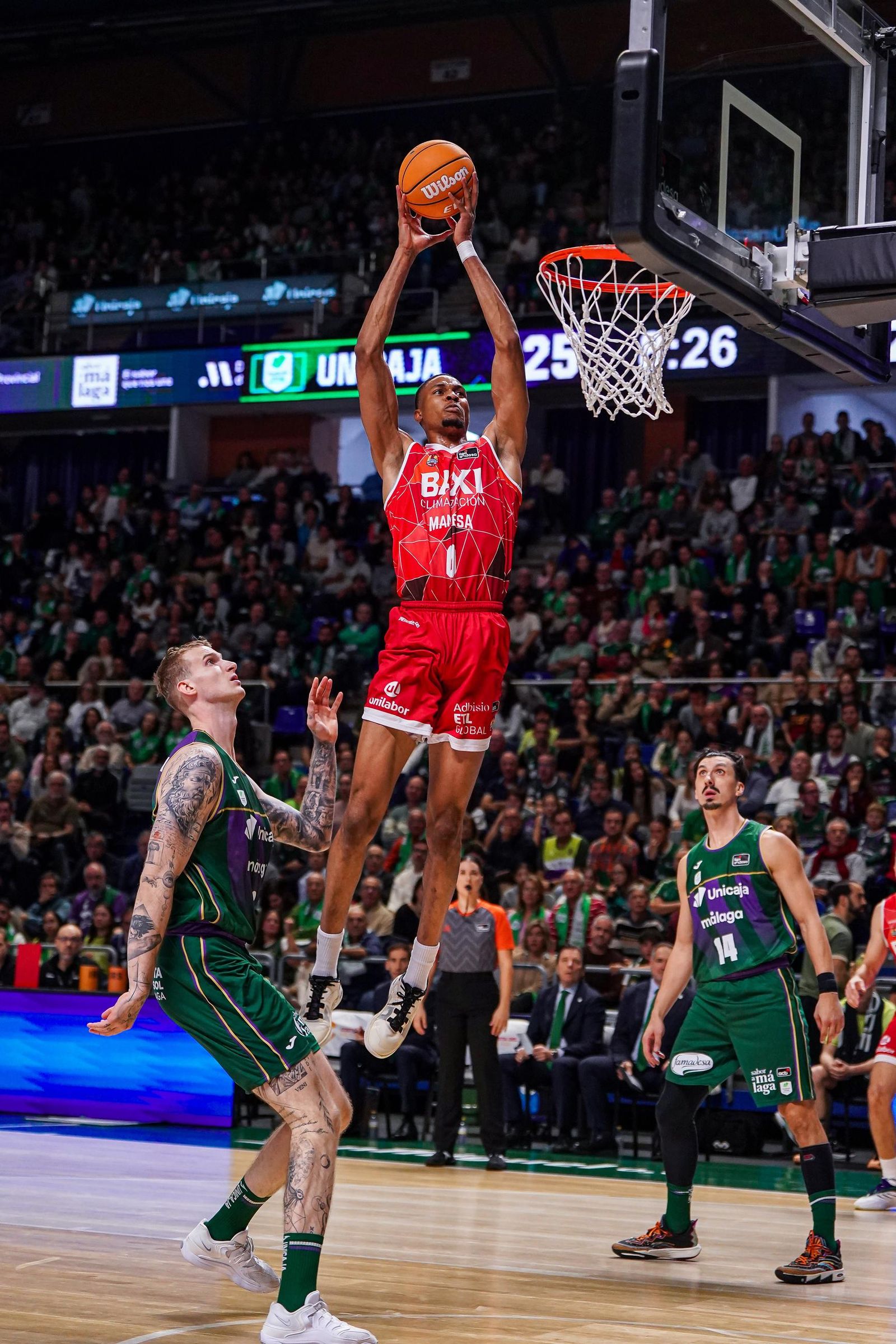 El Unicaja-Baxi Manresa, en fotos