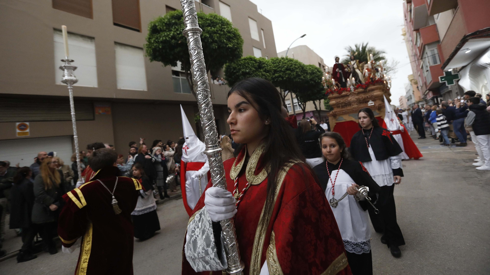 Fotos del Domingo de Ramos en La Línea: La Borriquita y Flagelación