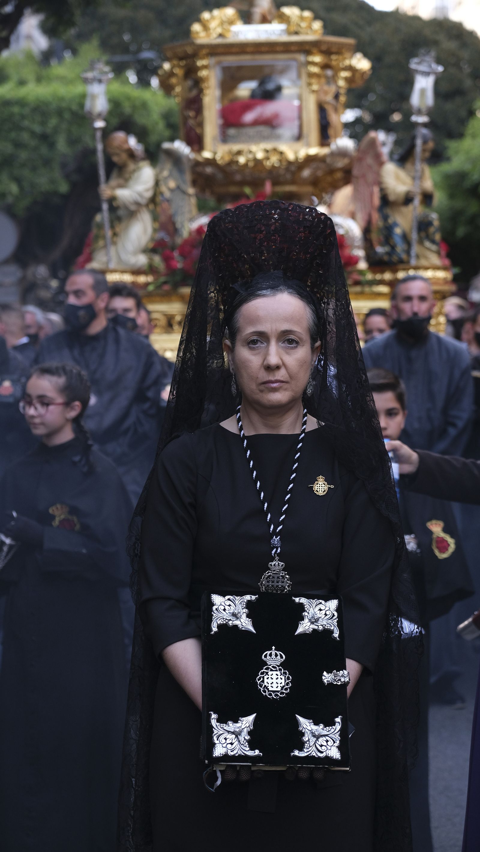 Procesión del Santo Entierro en Almería, en imágenes.