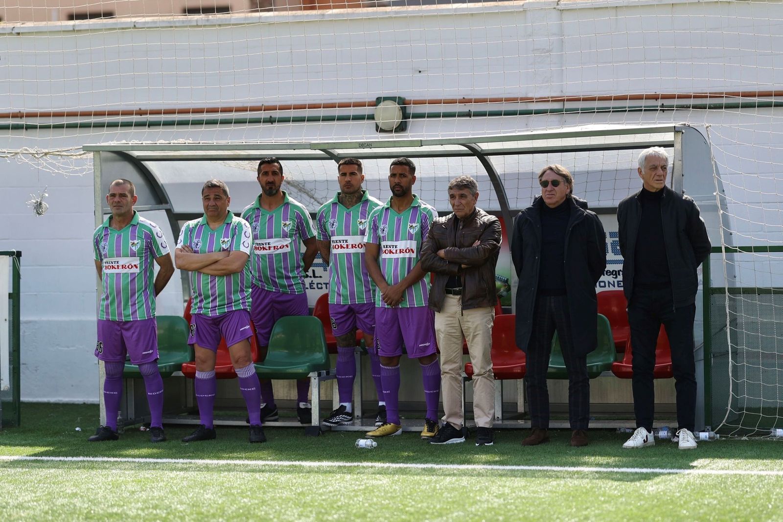 Leyendas del Málaga CF se reúnen en el césped