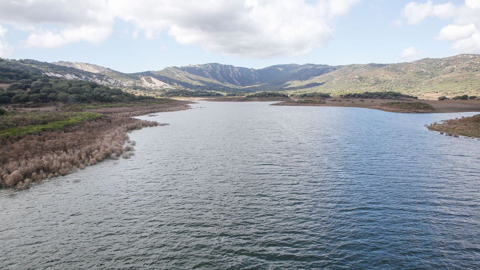 El embalse de Charco Redondo, a mediados de octubre.