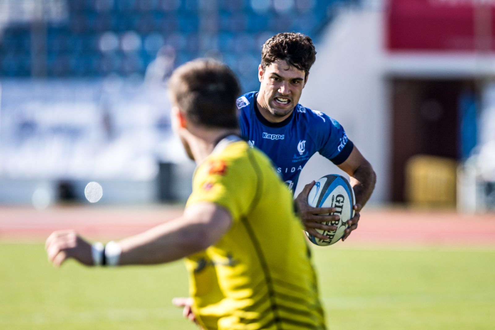 Manuel Moreno, en una acción del partido del pasado domingo contra el Getxo.