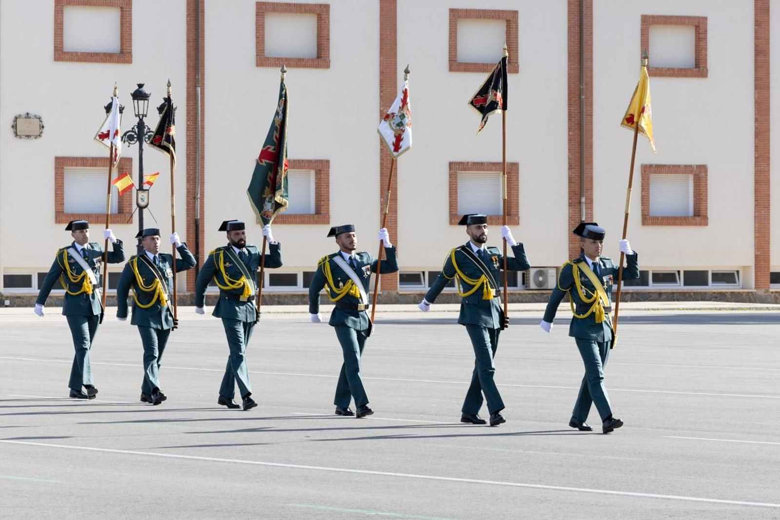 Acto de jura de bandera de la 130ª promoción de guardias civiles de la Academia de Baeza