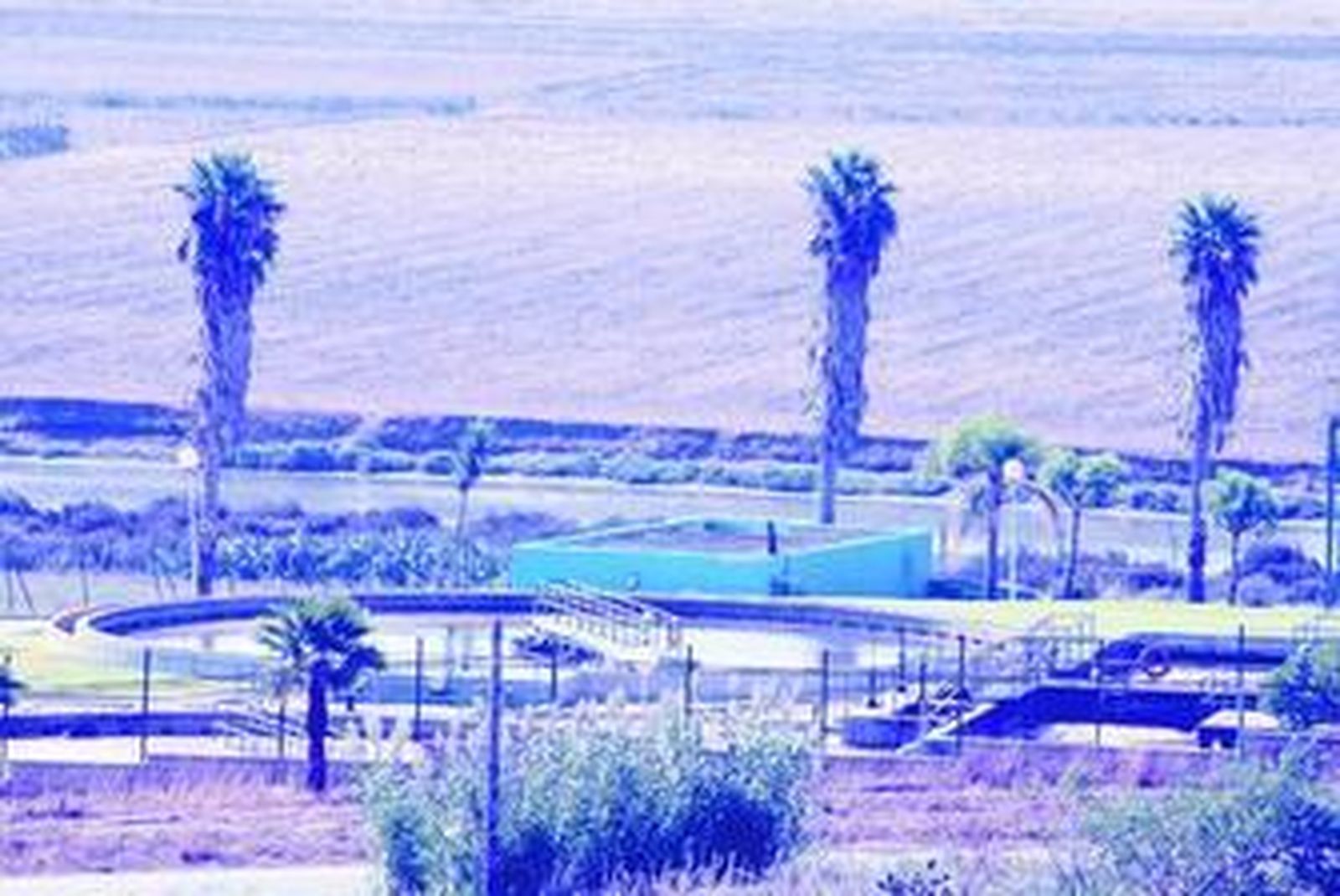 Aspecto actual que presenta la Estación Depuradora de Aguas Residuales (EDAR) de Conil.