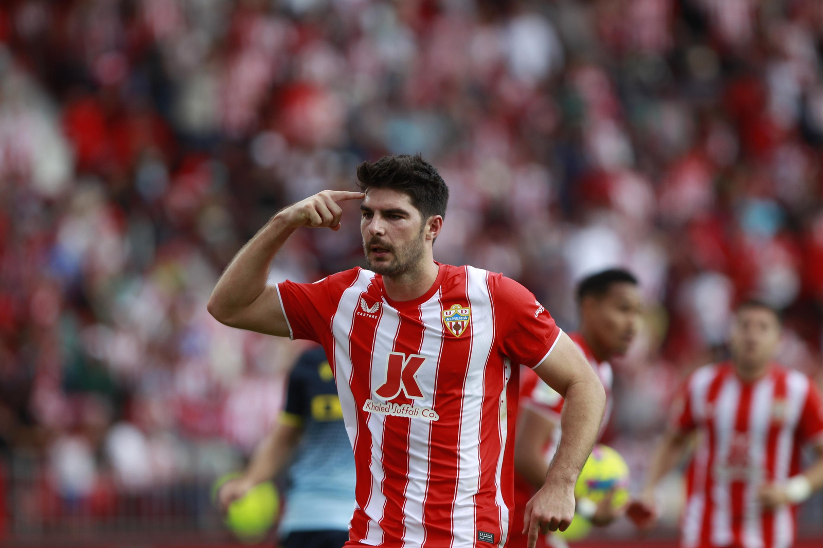 Imágenes del partido de la Liga Santander U.D. Almería-Cádiz C.F.