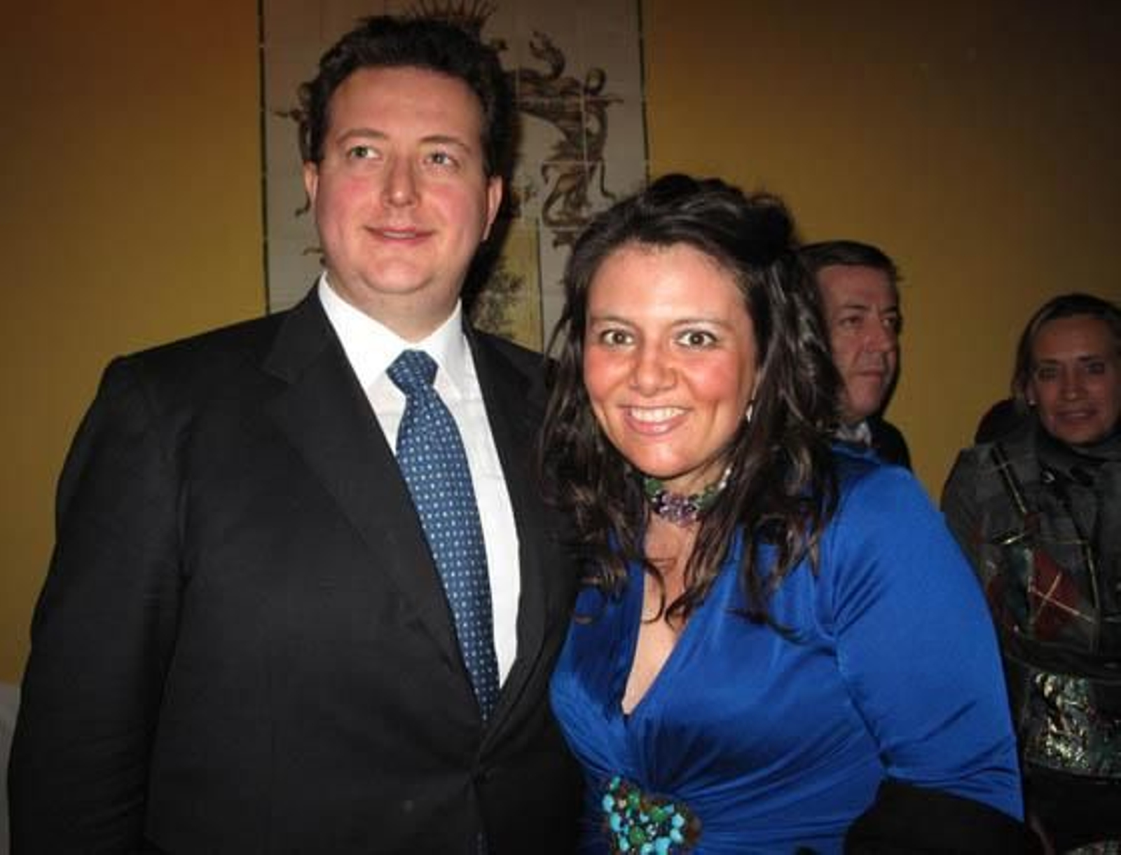 Los condes Riva di Sanseverino, que viajaron desde Italia expresamente para asistir al acto.

Foto: Victoria Ramírez