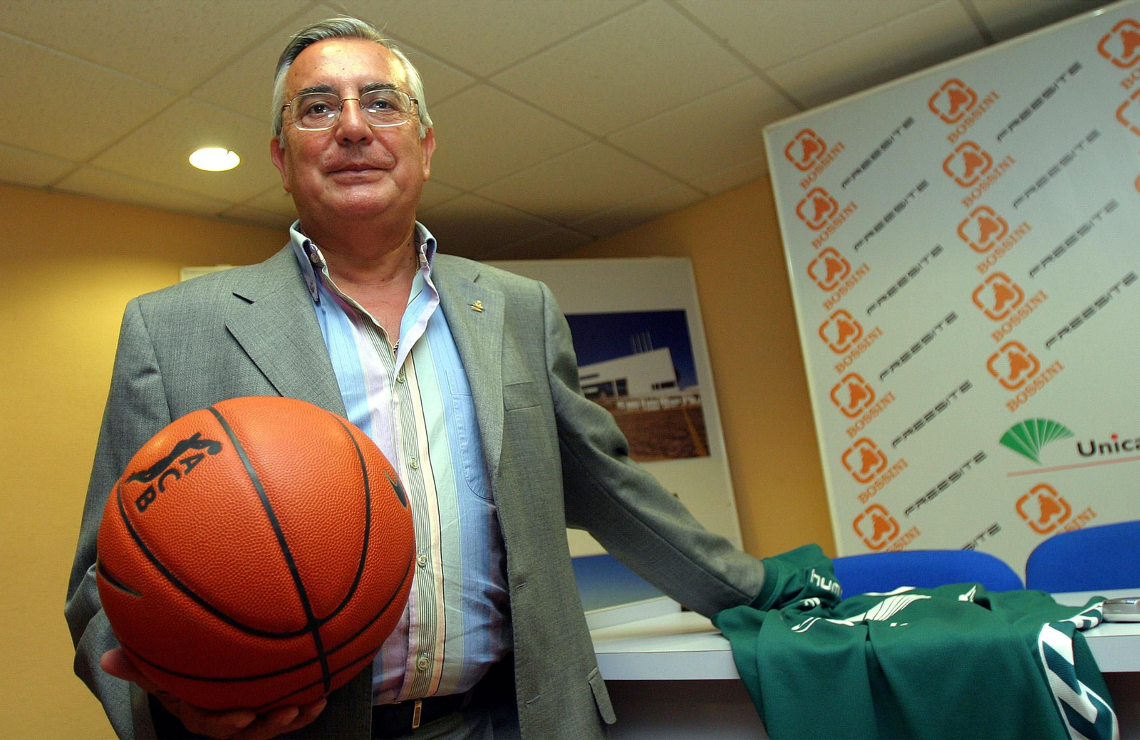 Francisco de Paula Molina, en su etapa al frente del Unicaja