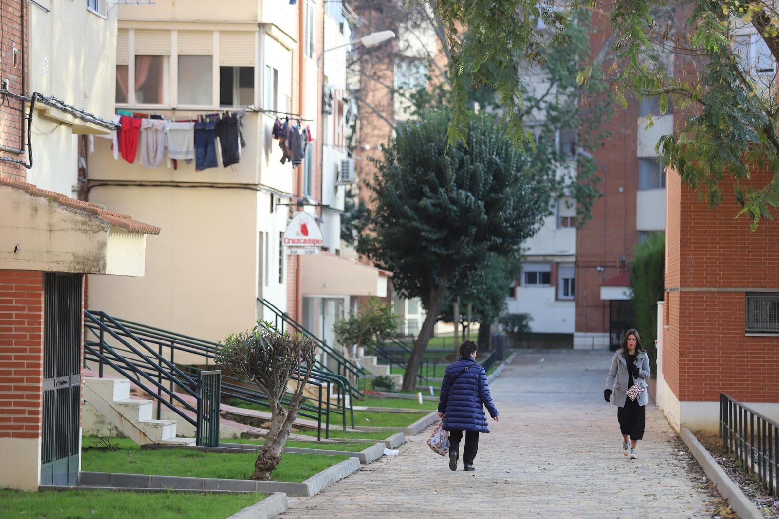Imágenes de remodelación del área peatonal de Santa Marta