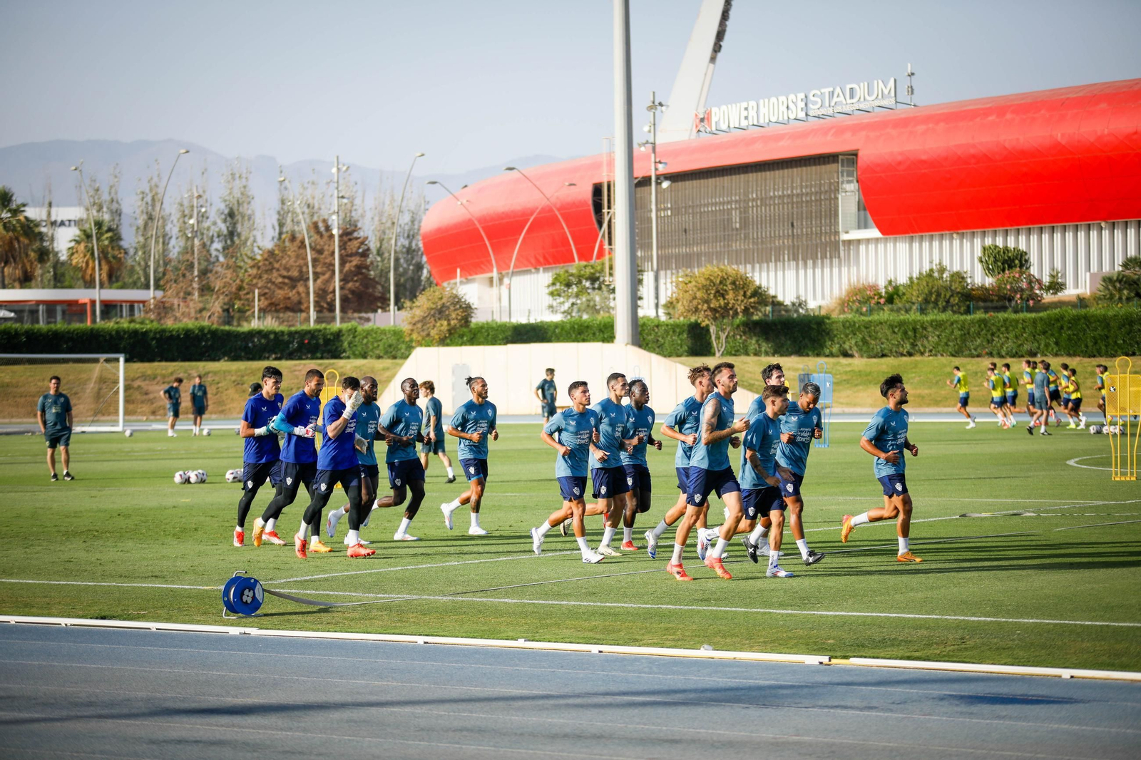 Primer entrenamiento pretemporada del Almería, en imágenes