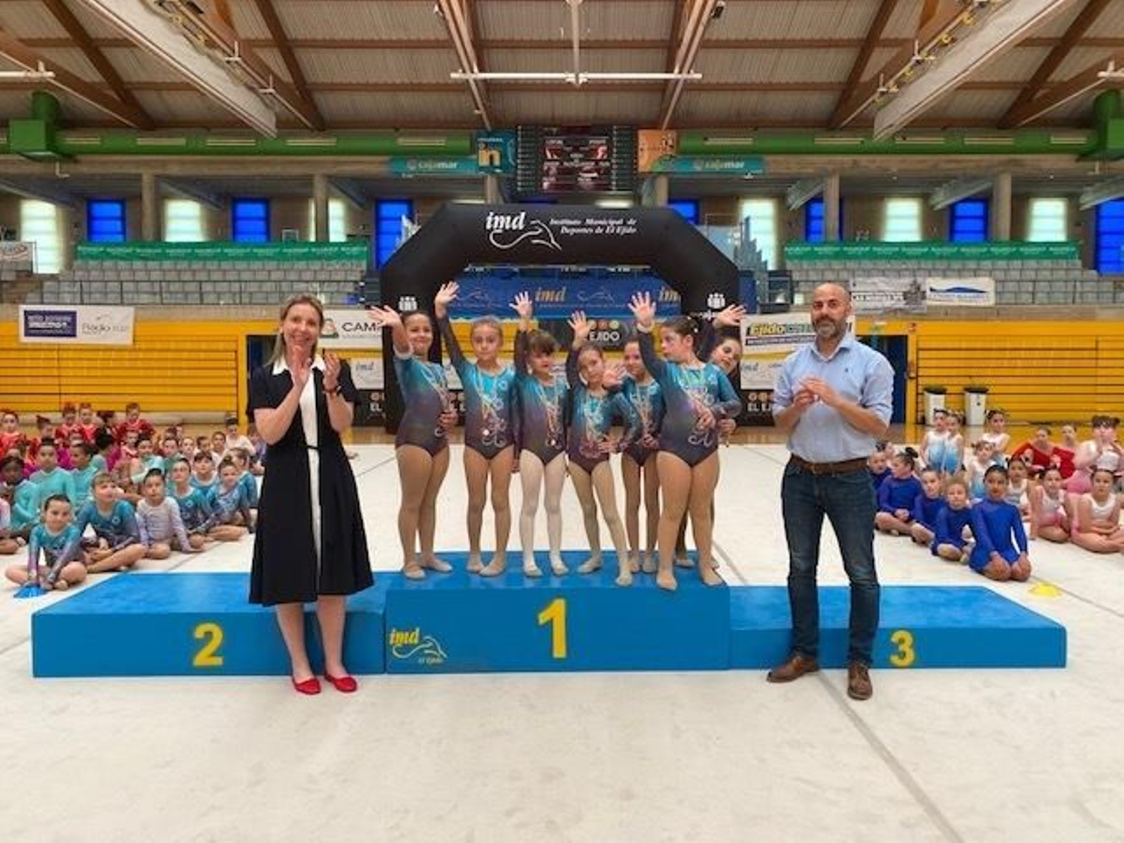 Imagen de la clausura de las escuelas el curso pasado