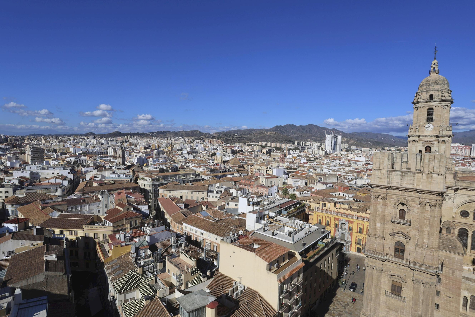 Vista general de Málaga.